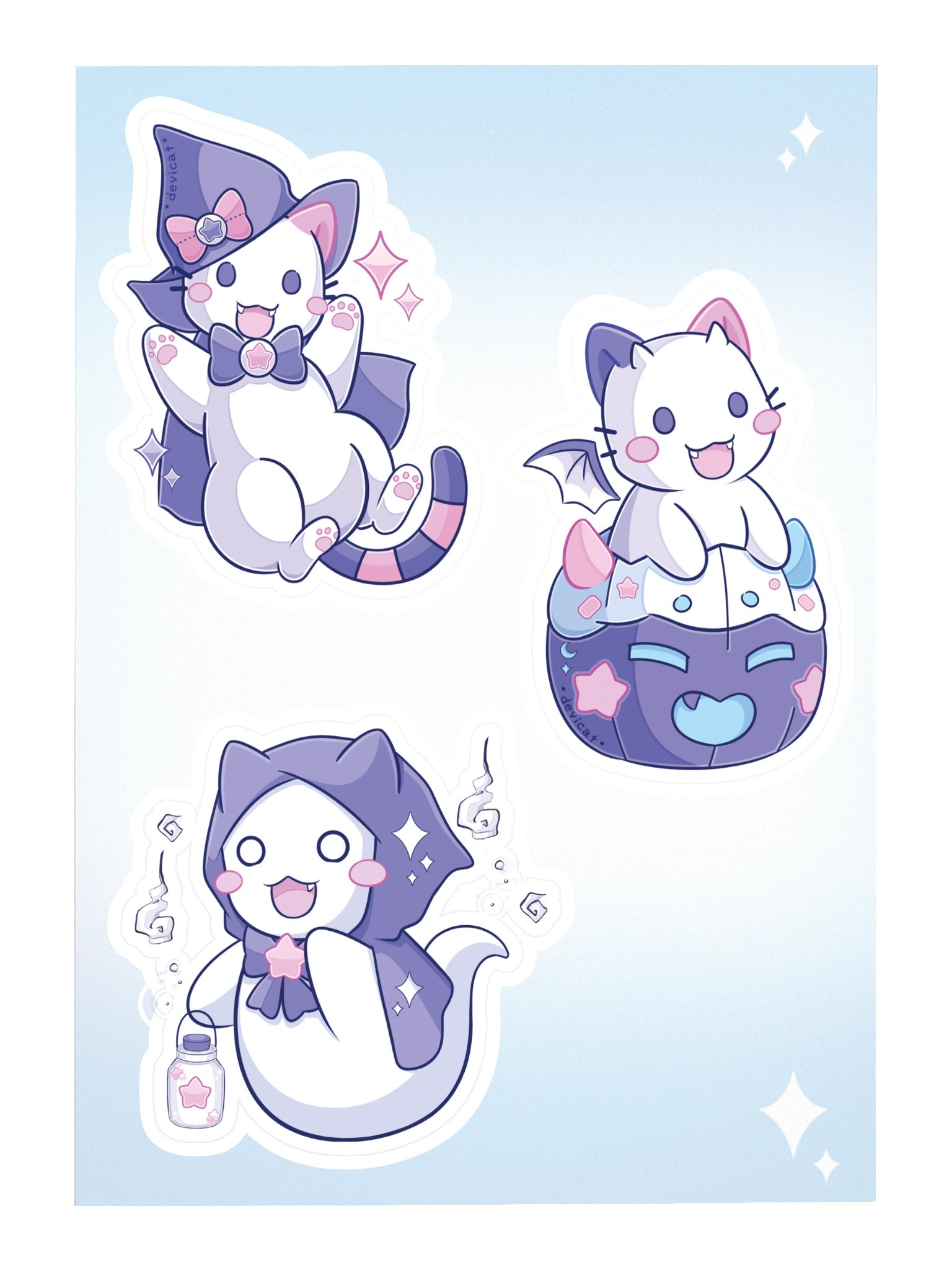 CandiCat Trick or Treat Sticker Sheet product image (3)