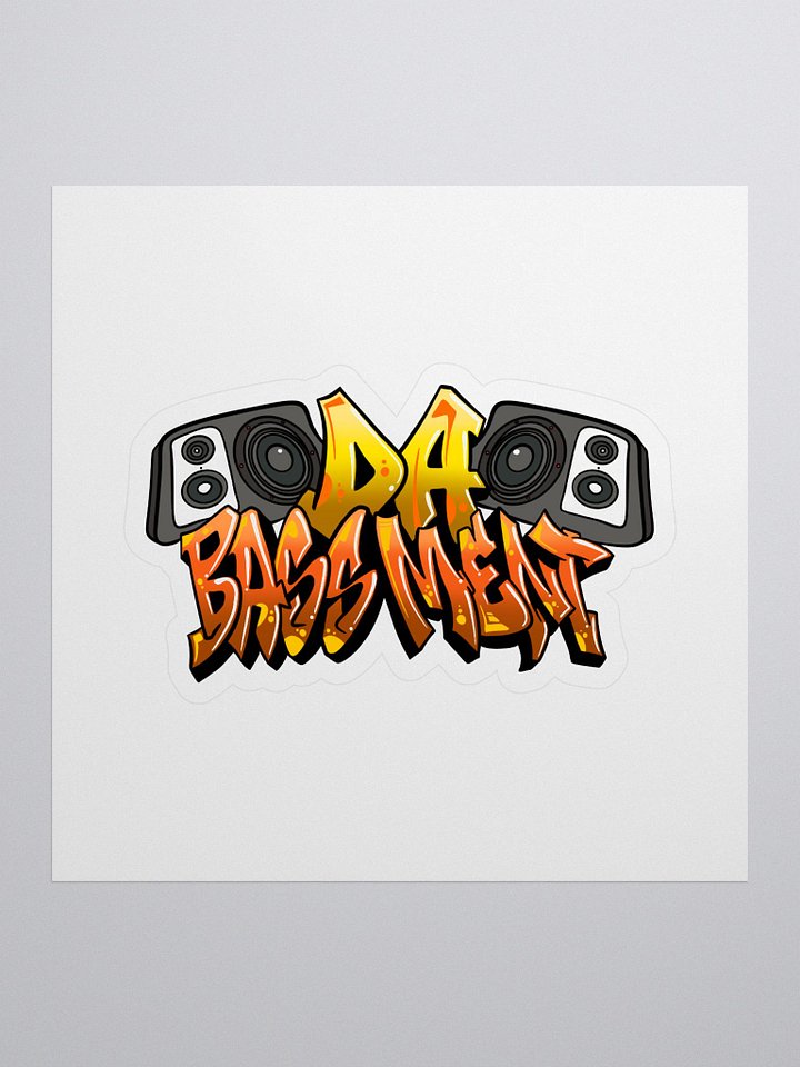 Da Bass-Ment sticker product image (1)