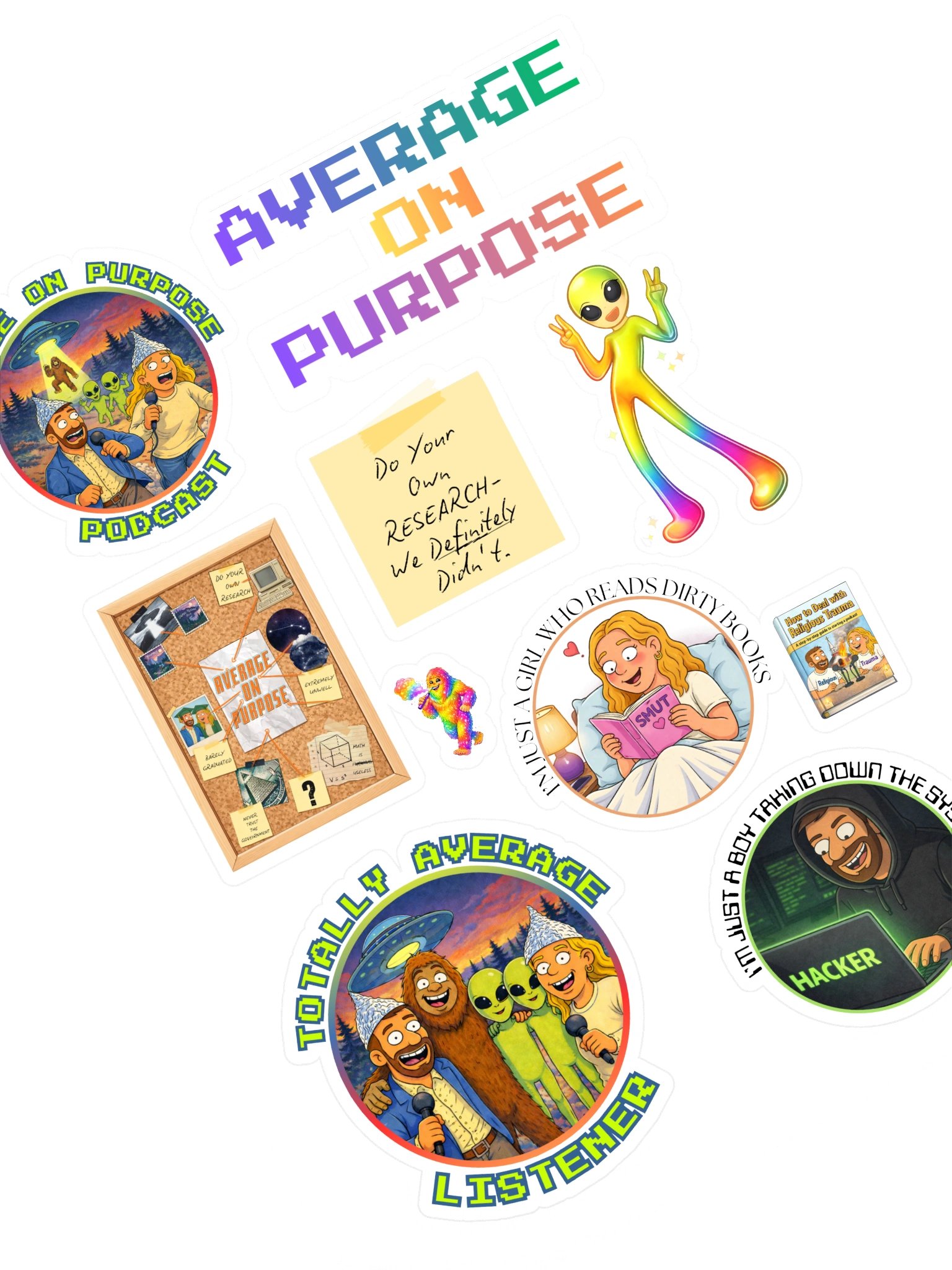 Average Stickers product image (1)