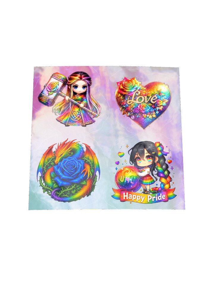 Pride Collection Holographic Sticker Sheet product image (2)