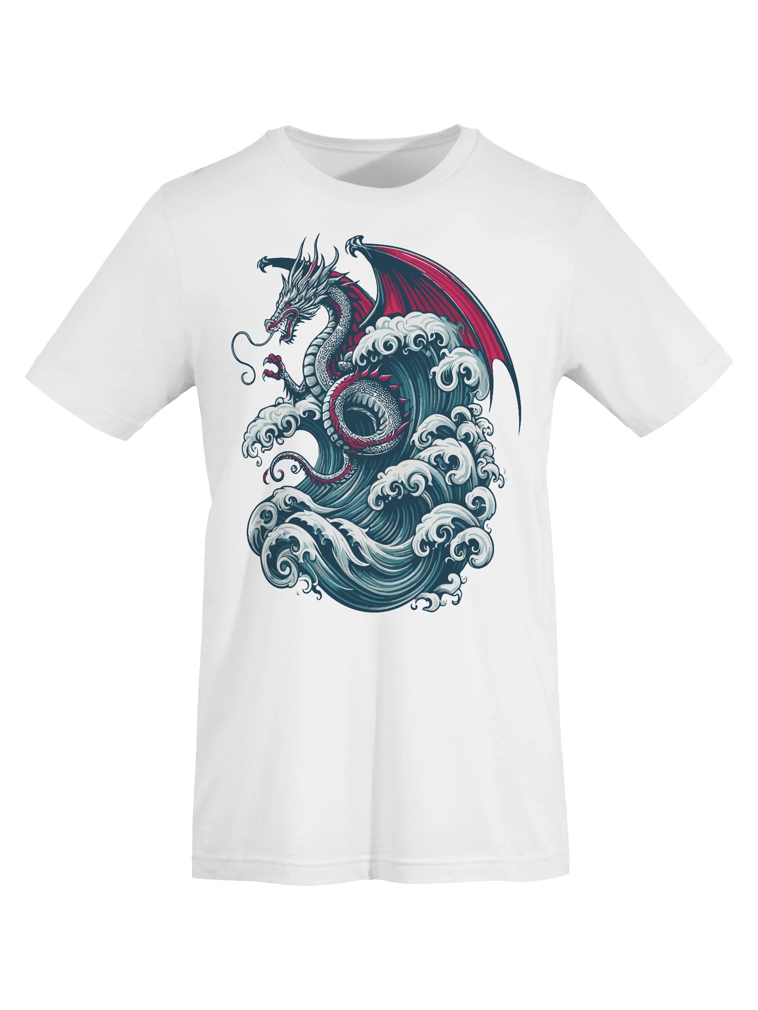 Dragon Sailing Big Waves T-Shirt: For the Adventurous Spirit product image (7)