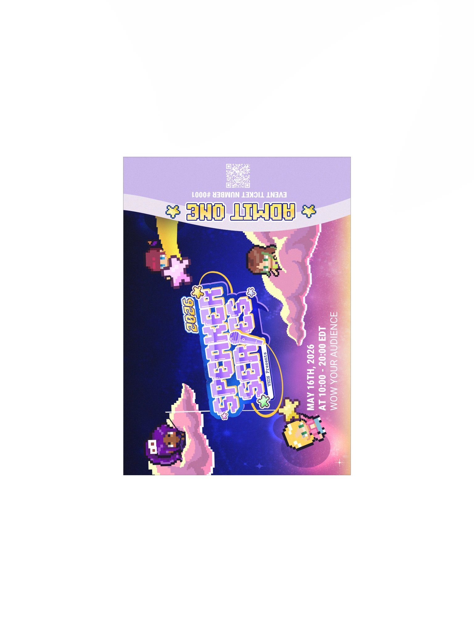 Speaker Series 2026 Commemorative Ticket Print product image (1)