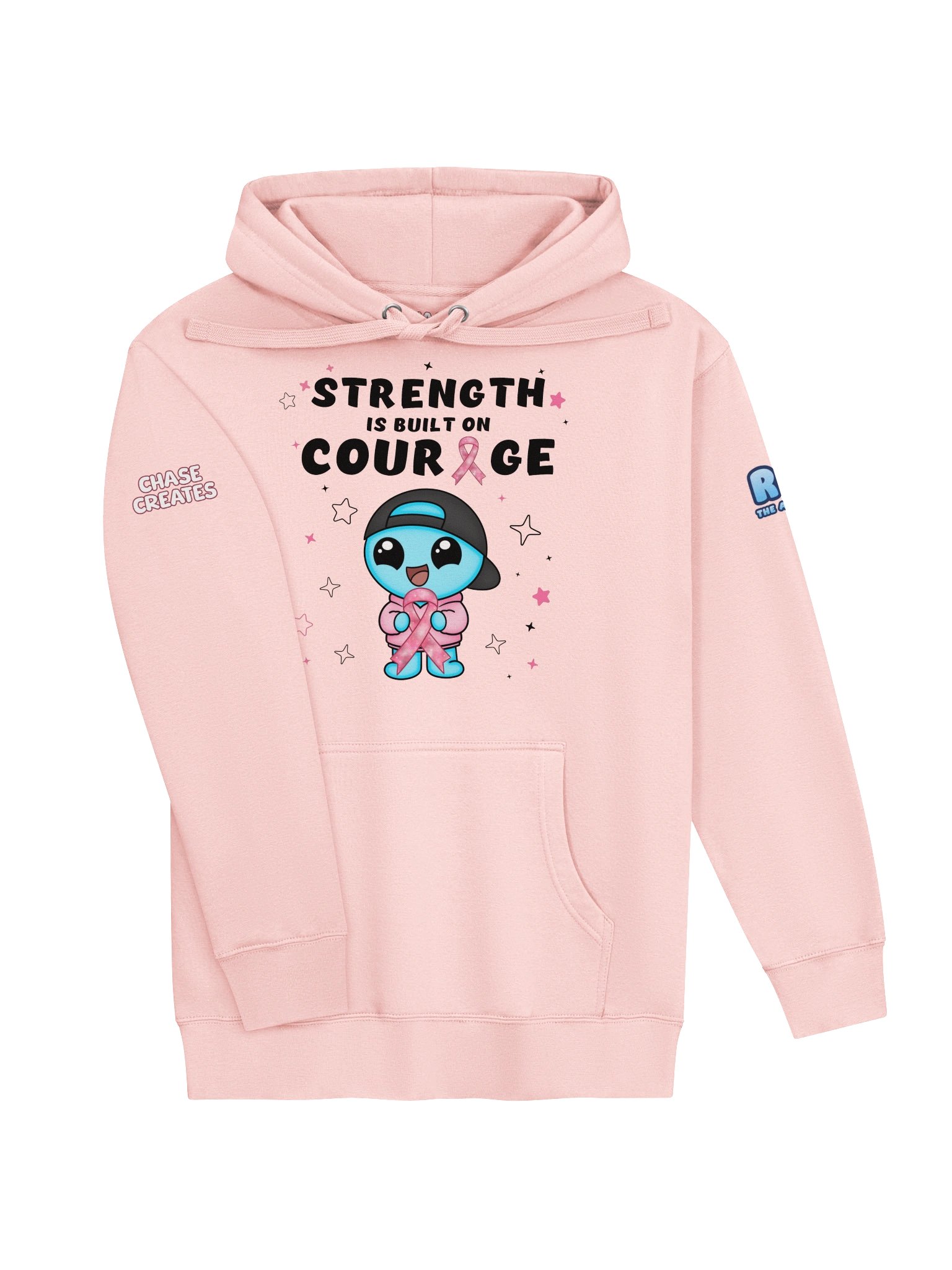 Strength Is Built On Courage Hoodie - Front Only product image (3)