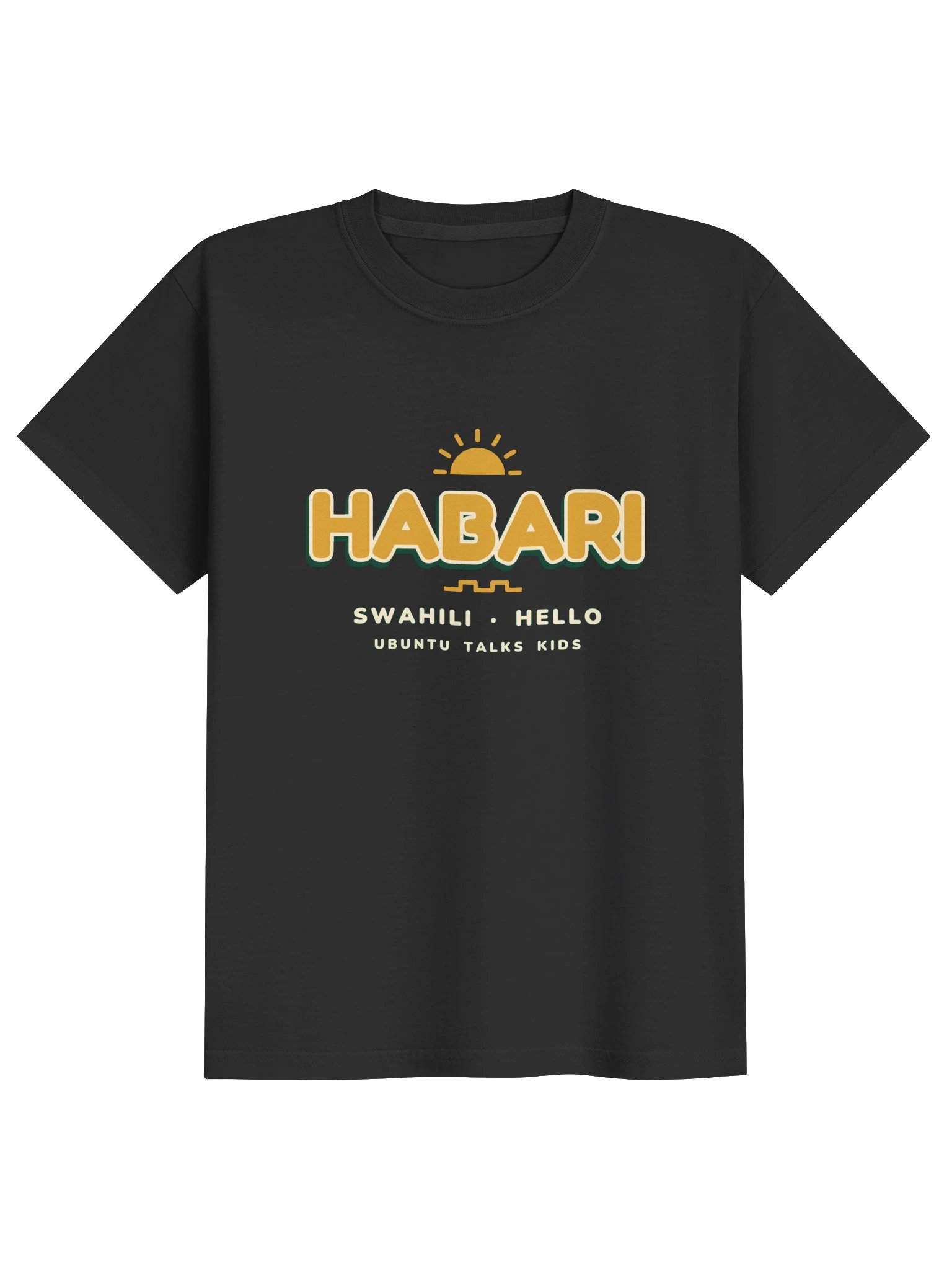 Little Greetings — HABARI | Swahili Kids Heavyweight Tee product image (1)