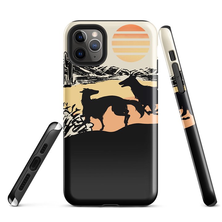 Silhouette Series: Sunrise Romp - iPhone case product image (1)