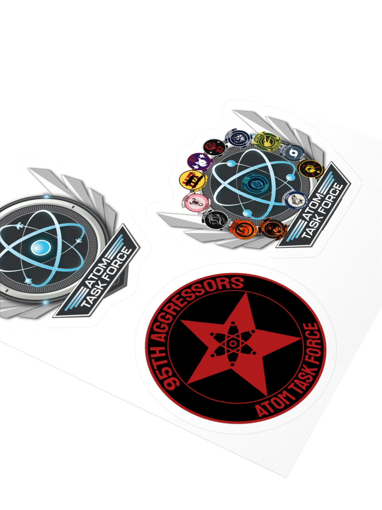 Atom Task Force Official Logo Sticker Sheet! product image (3)