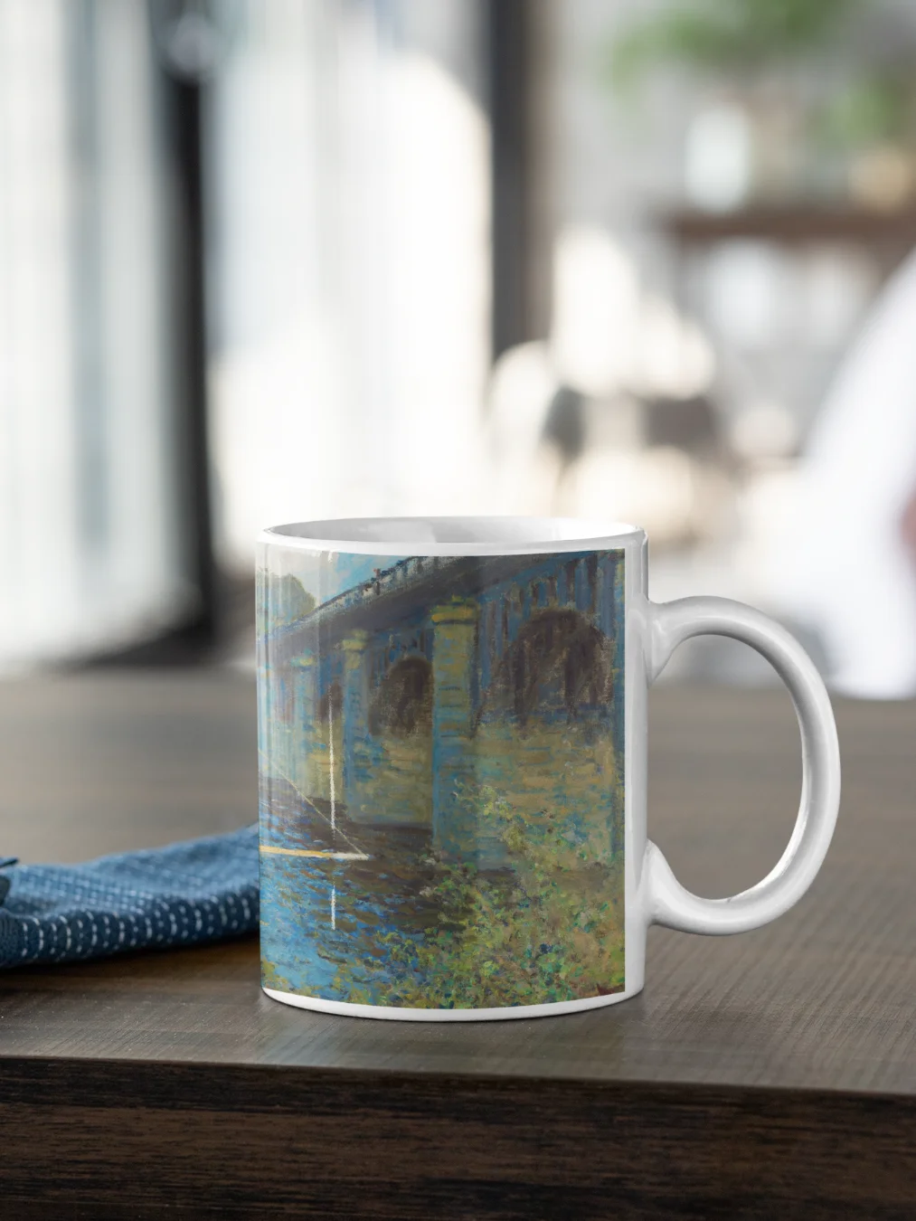The Bridge at Argenteuil (Claude Monet) Mug product image (1)