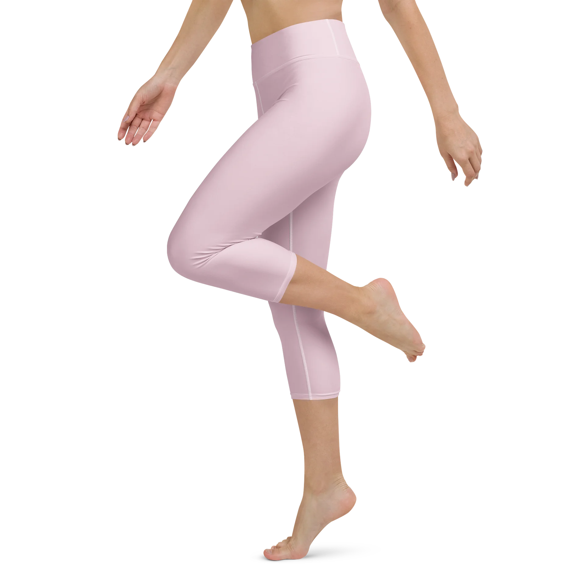 Clinical Capri Leggings (Pink Lace) product image (5)