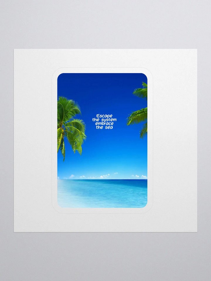 Tropical Escape Kiss Cut Stickers product image (1)