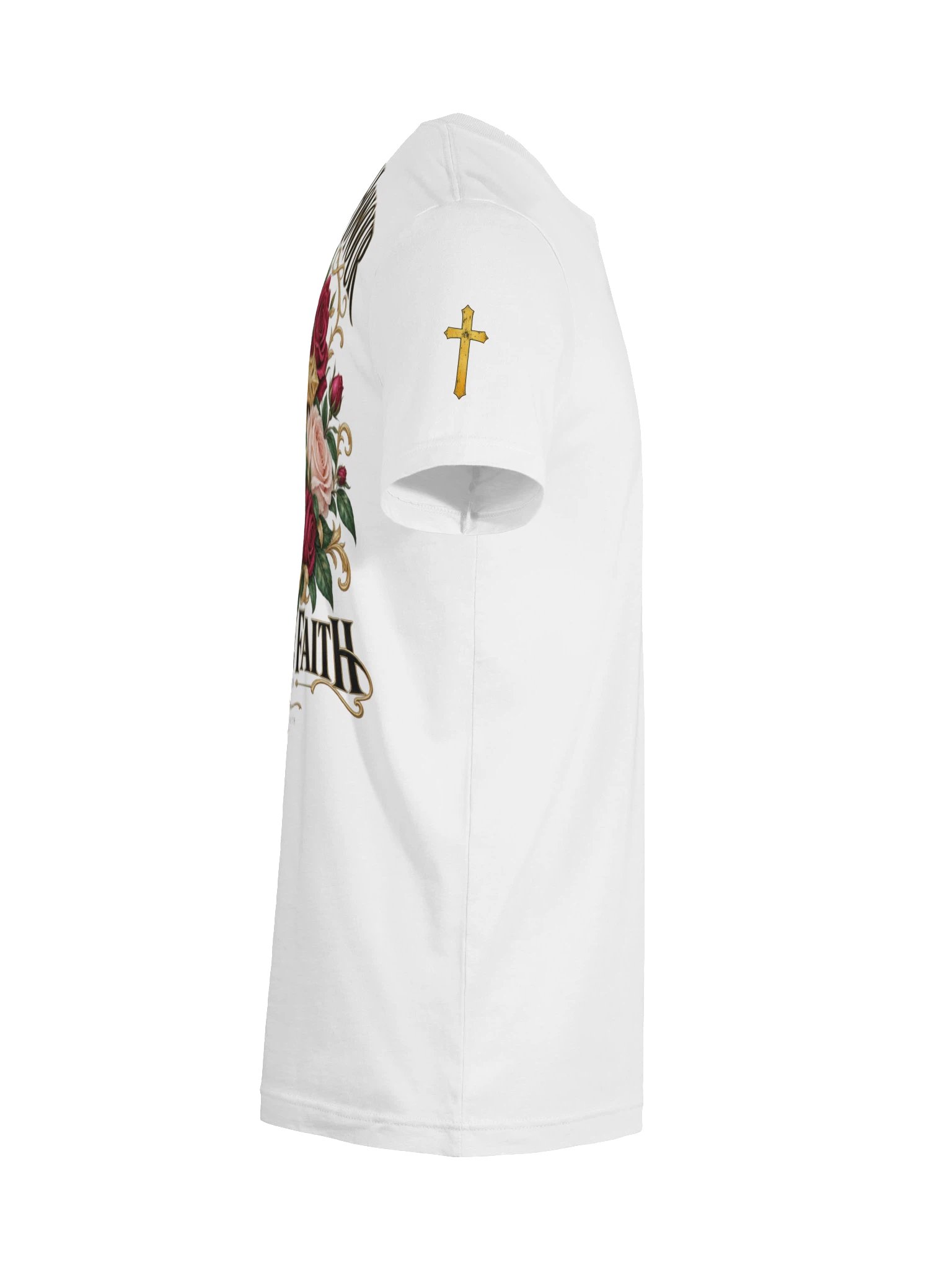 Strength & Honour — Proverbs 31:25 Floral Cross T-Shirt product image (10)