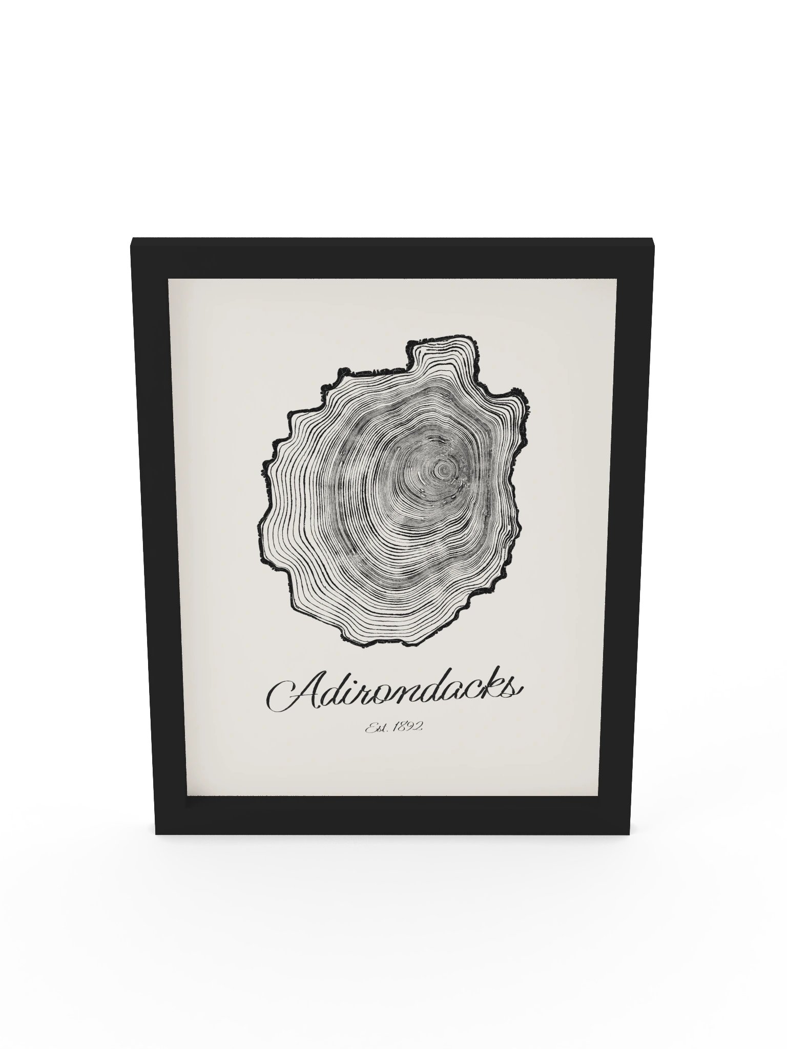 Adirondack Park Tree Ring Framed Print product image (26)