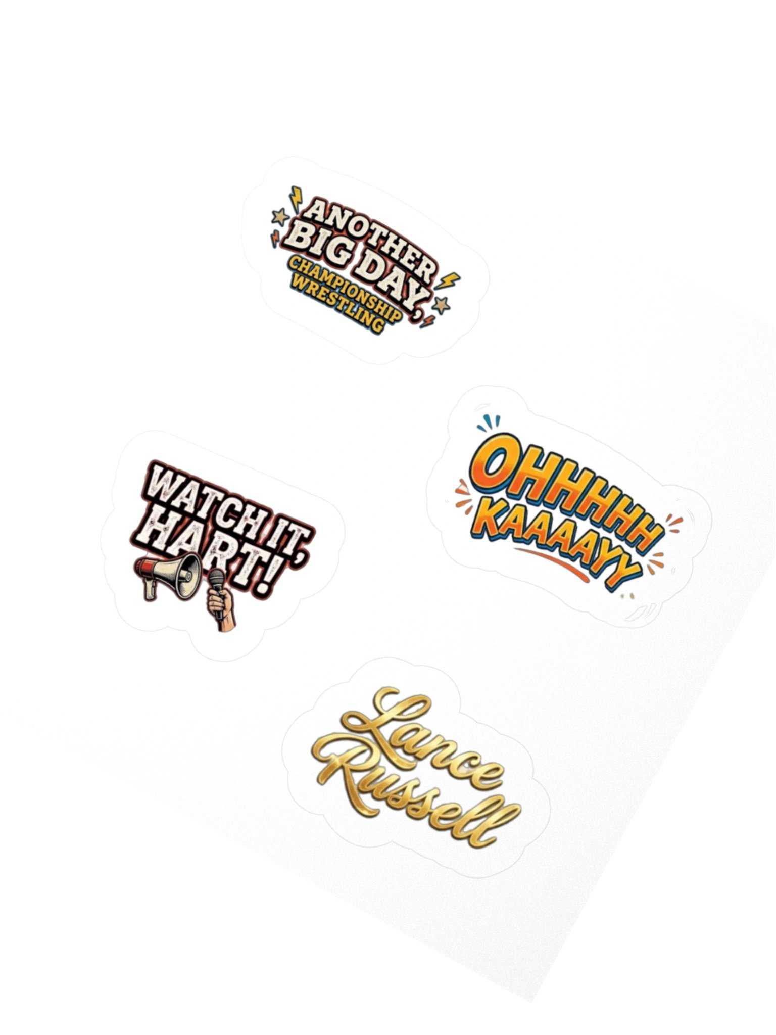 Lance Russell Kiss Cut Sticker Set product image (5)