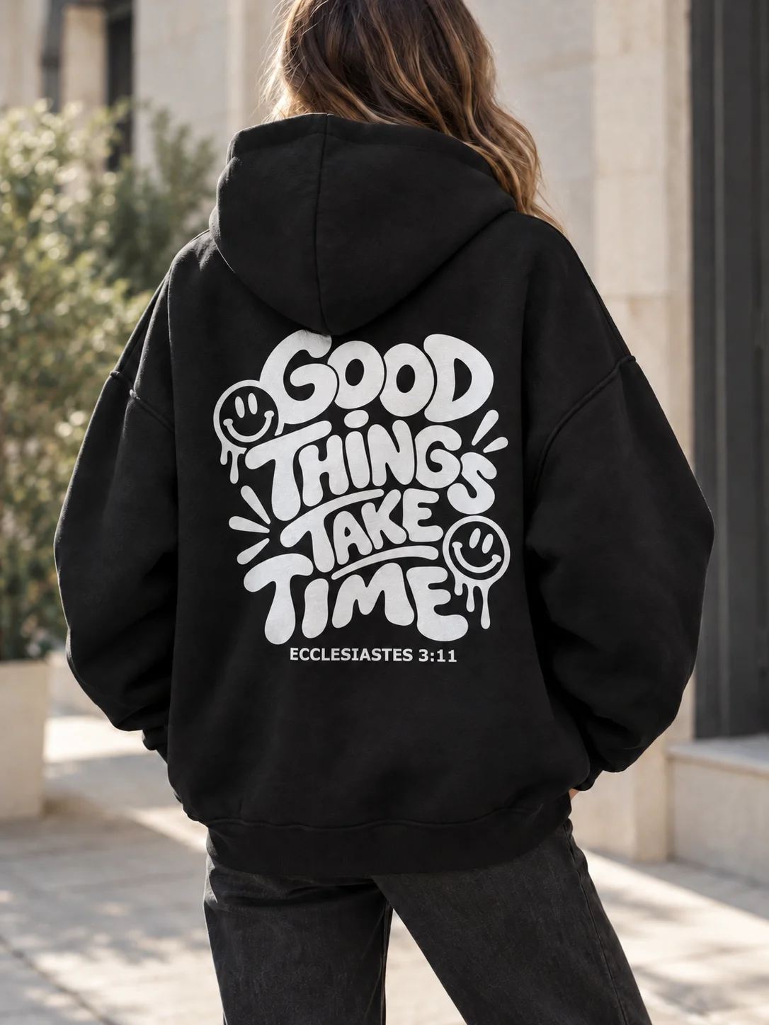Good Things Take Time PNG | Retro Christian Shirt Design | Ecclesiastes 3:11 product image (5)
