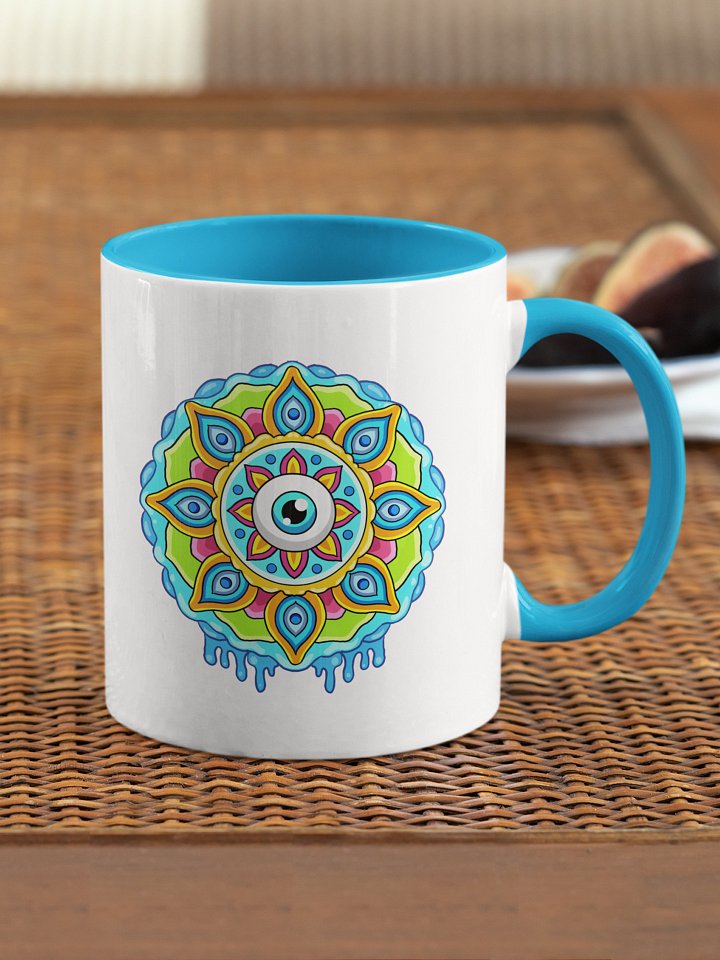 Eye Mandala - Mug with Color Inside product image (1)