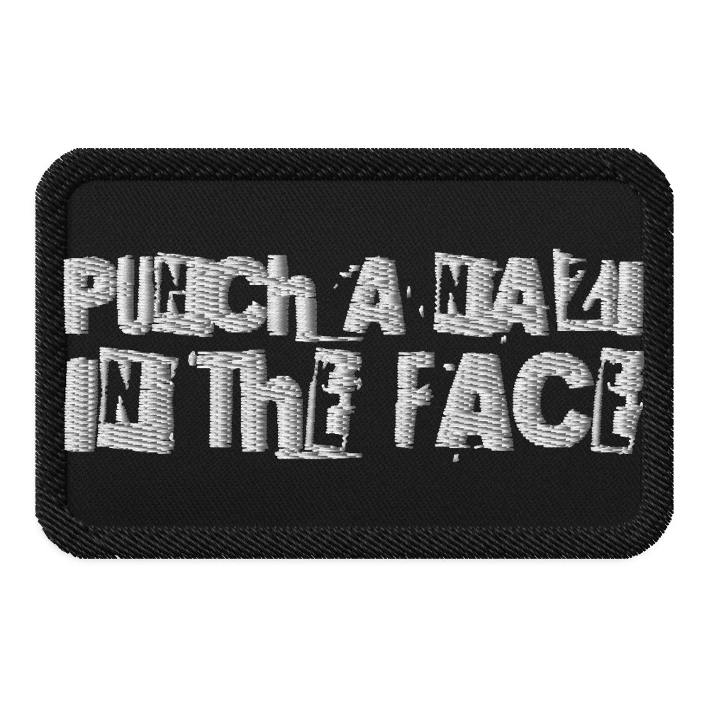 In The Face Punk Embroidered Patch product image (1)