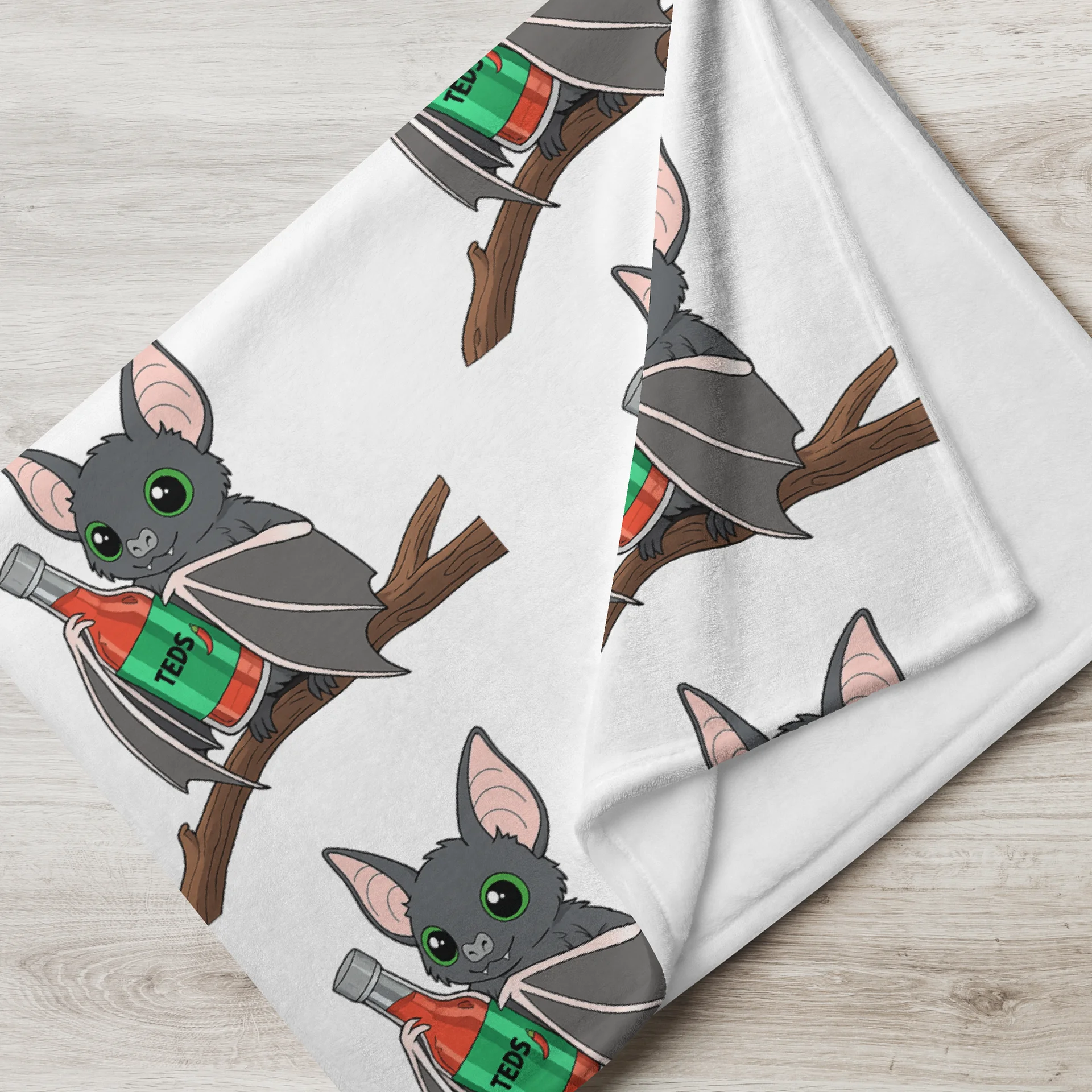 Spicy Bat Throw Blanket product image (2)