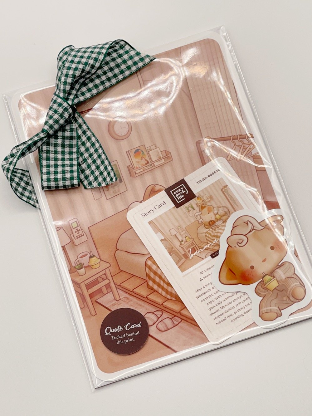 "Banana Milk" Cozy Desk Art & Stationery Collector Set — Tiny Moments Series product image (6)