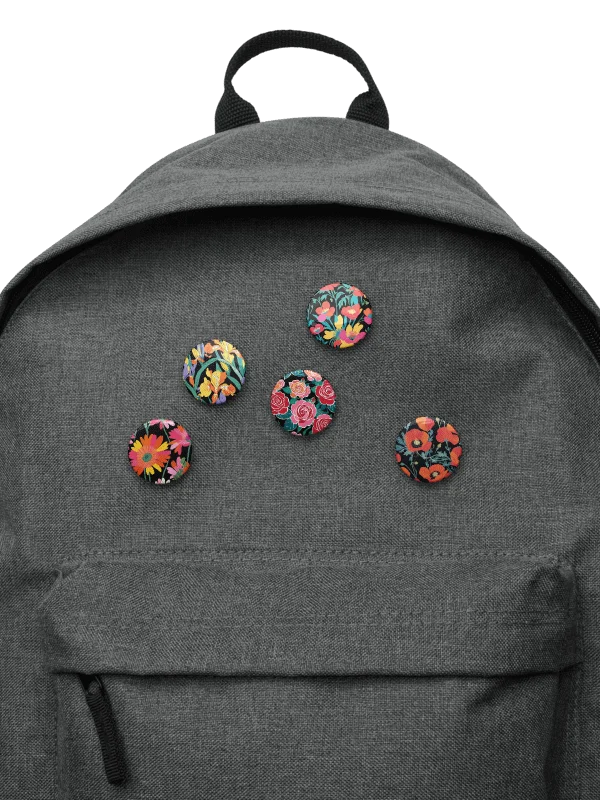 Floral Fusion Pin Buttons Set product image (9)