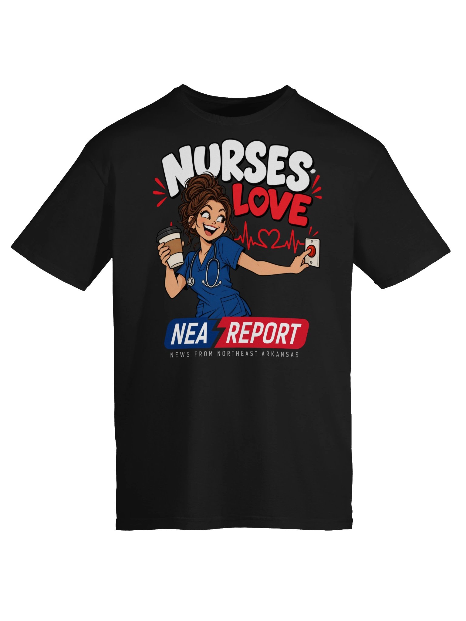 Nurses Love NEA Report T-Shirt product image (32)