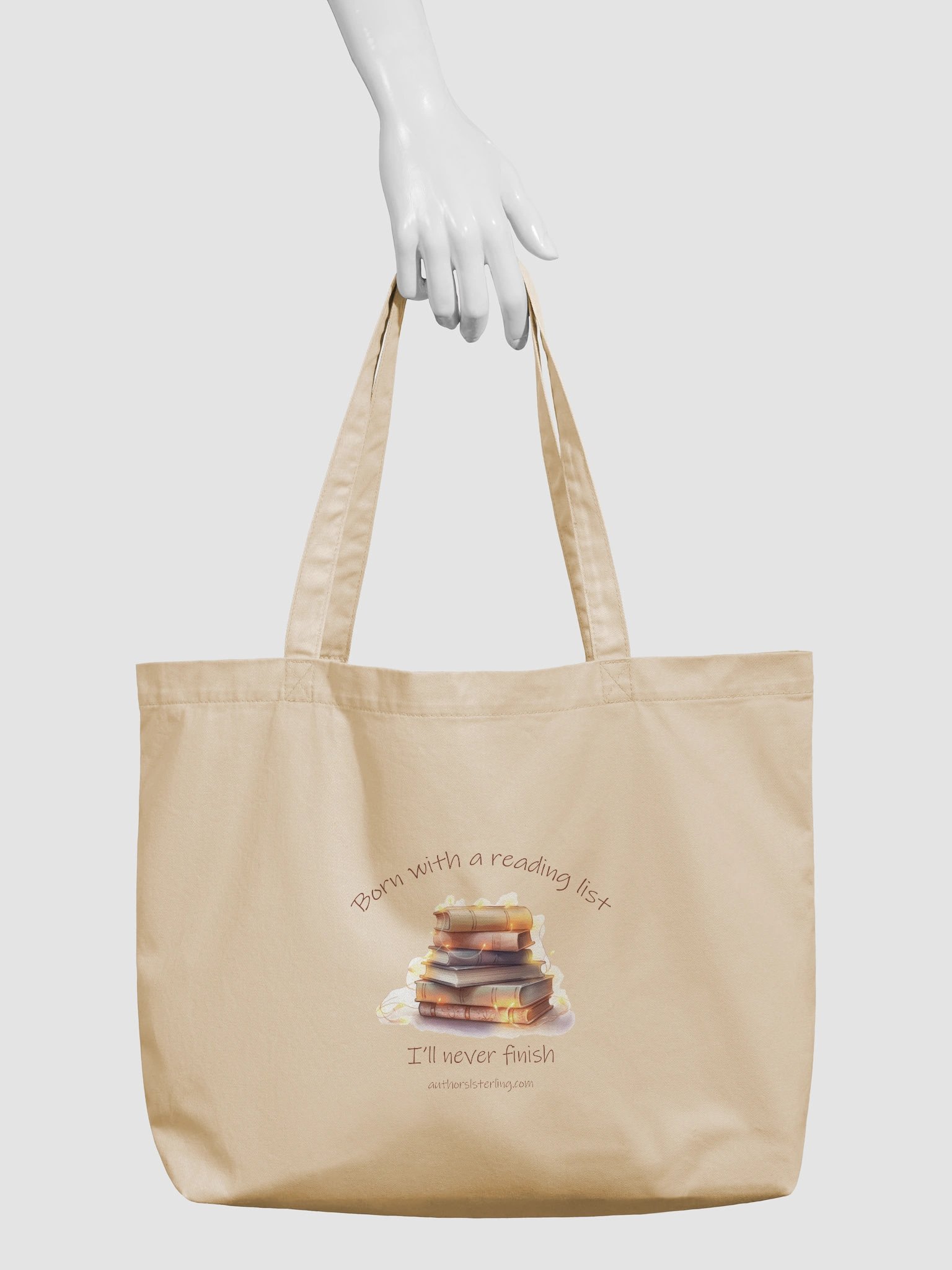 Born with a Reading List Tote product image (3)