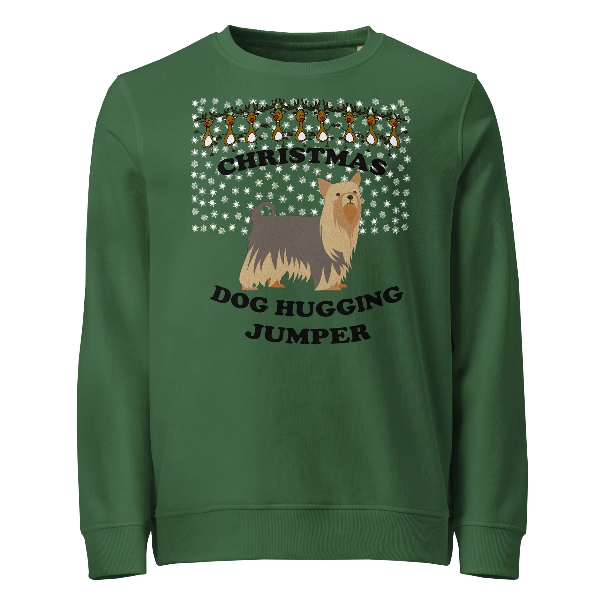 Christmas Dog Hugging, Yorky product image (5)