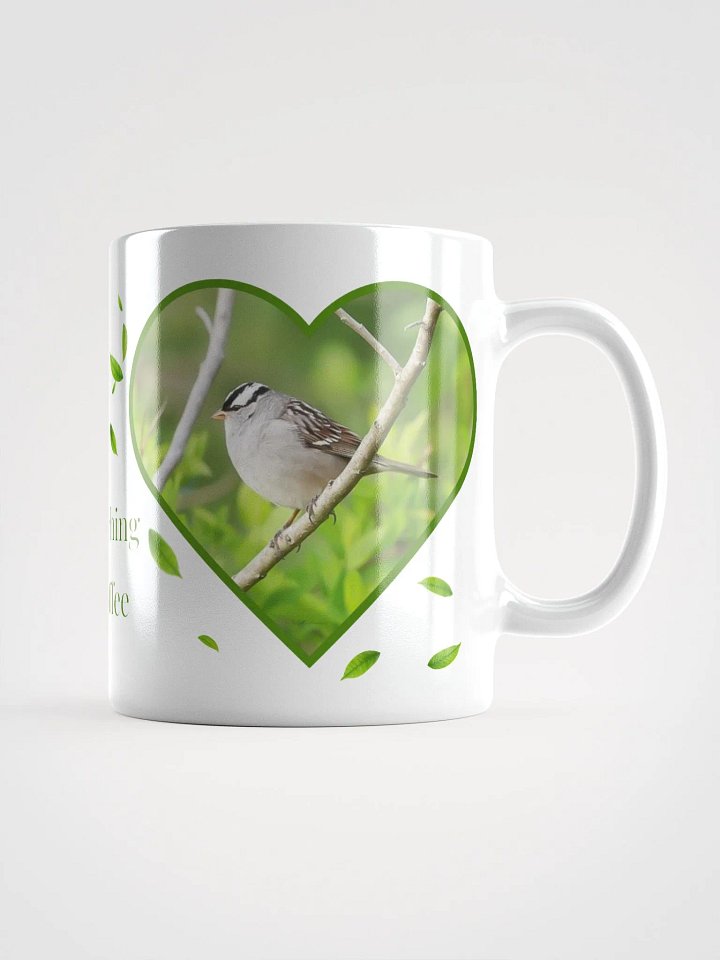 White-Crowned Sparrow Bird Wildlife Photography Mug product image (1)