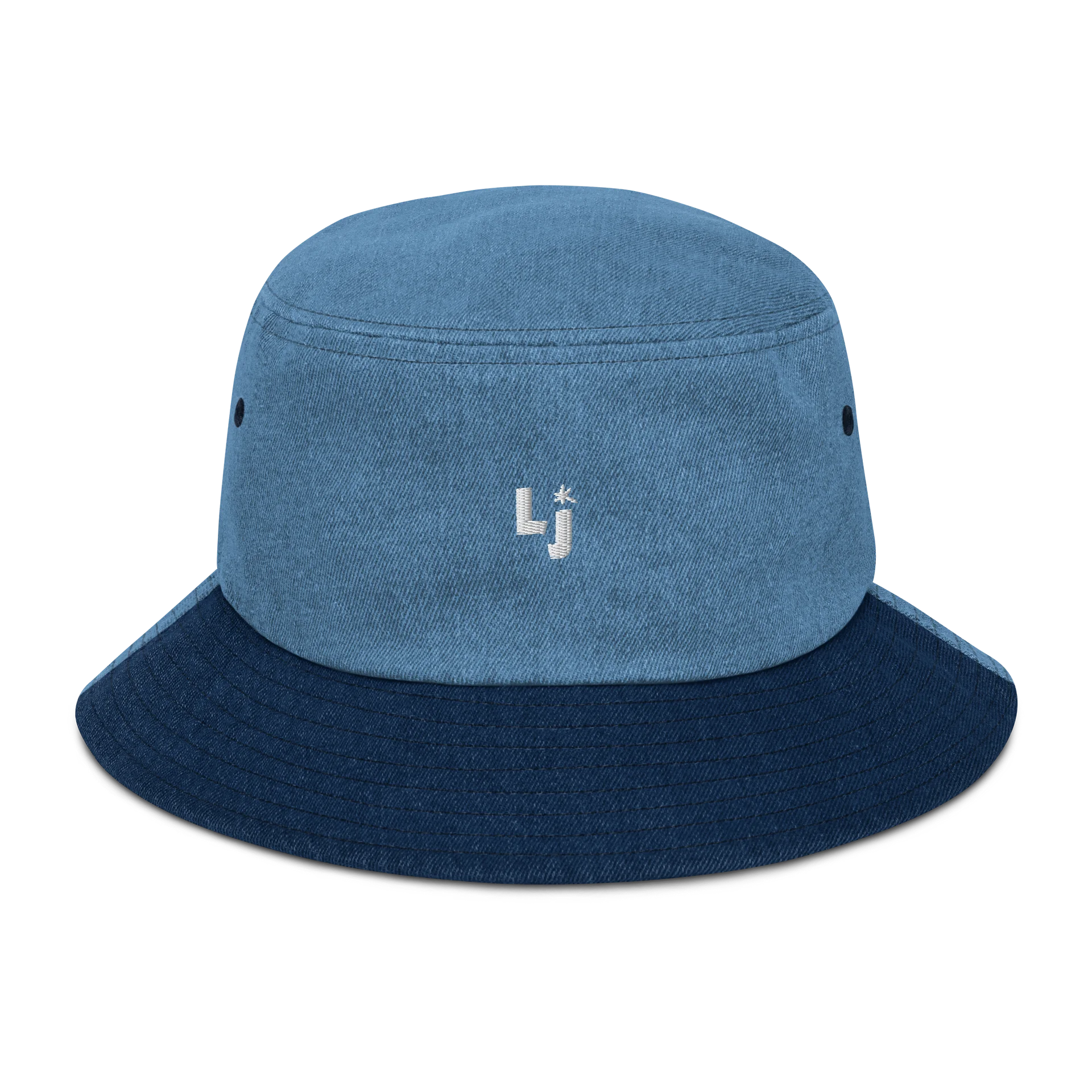 "Icon” Emroidered Denim Bucket Hat product image (1)