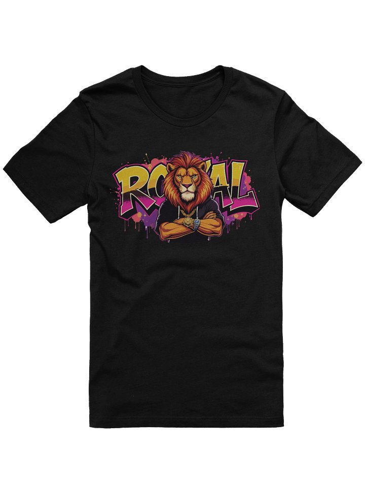 Royal Lion Streetwear T-Shirt - Unisex T-Shirt – Premium Printed T-Shirt for Everyday Casual & Streetwear product image (1)