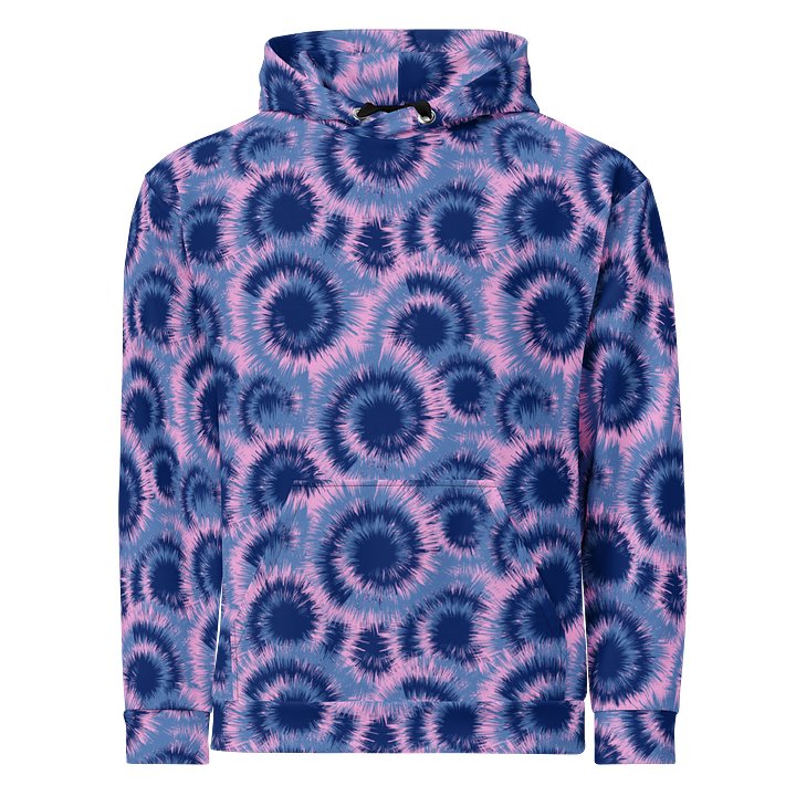 Comfortable Cotton Hoodie with Colorful Tie Dye Graphic product image (1)