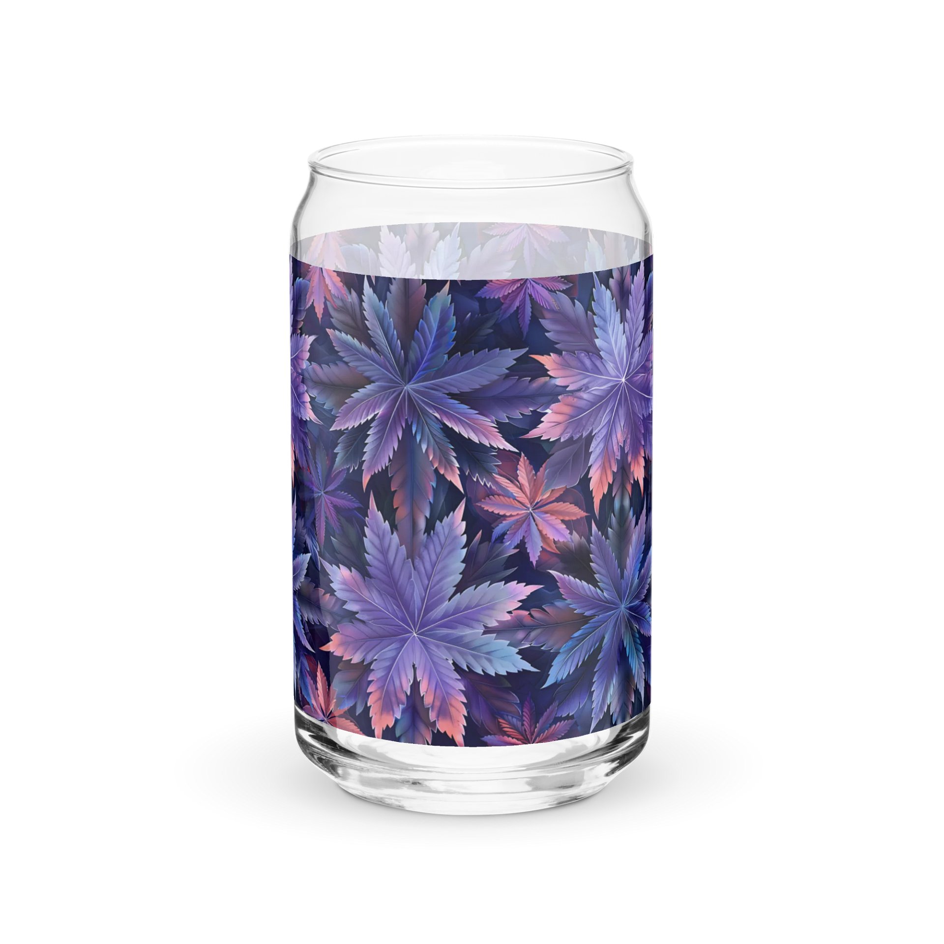 Cannabis - Indica Dreams- Design on 16 oz Can-Shaped Glass product image (4)