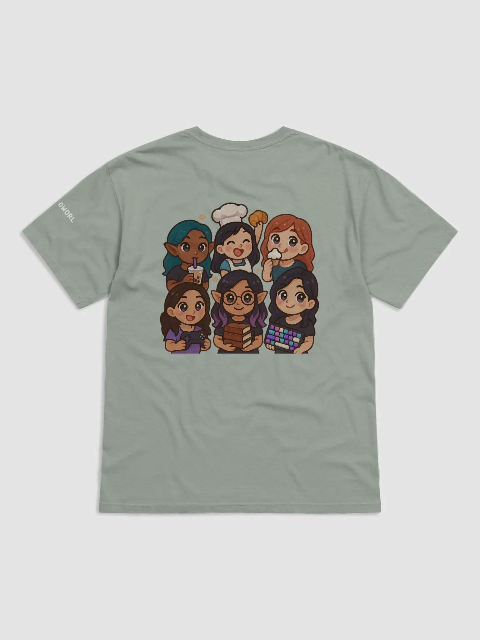 "Just a Gworl” Printed Squad Tee product image (3)