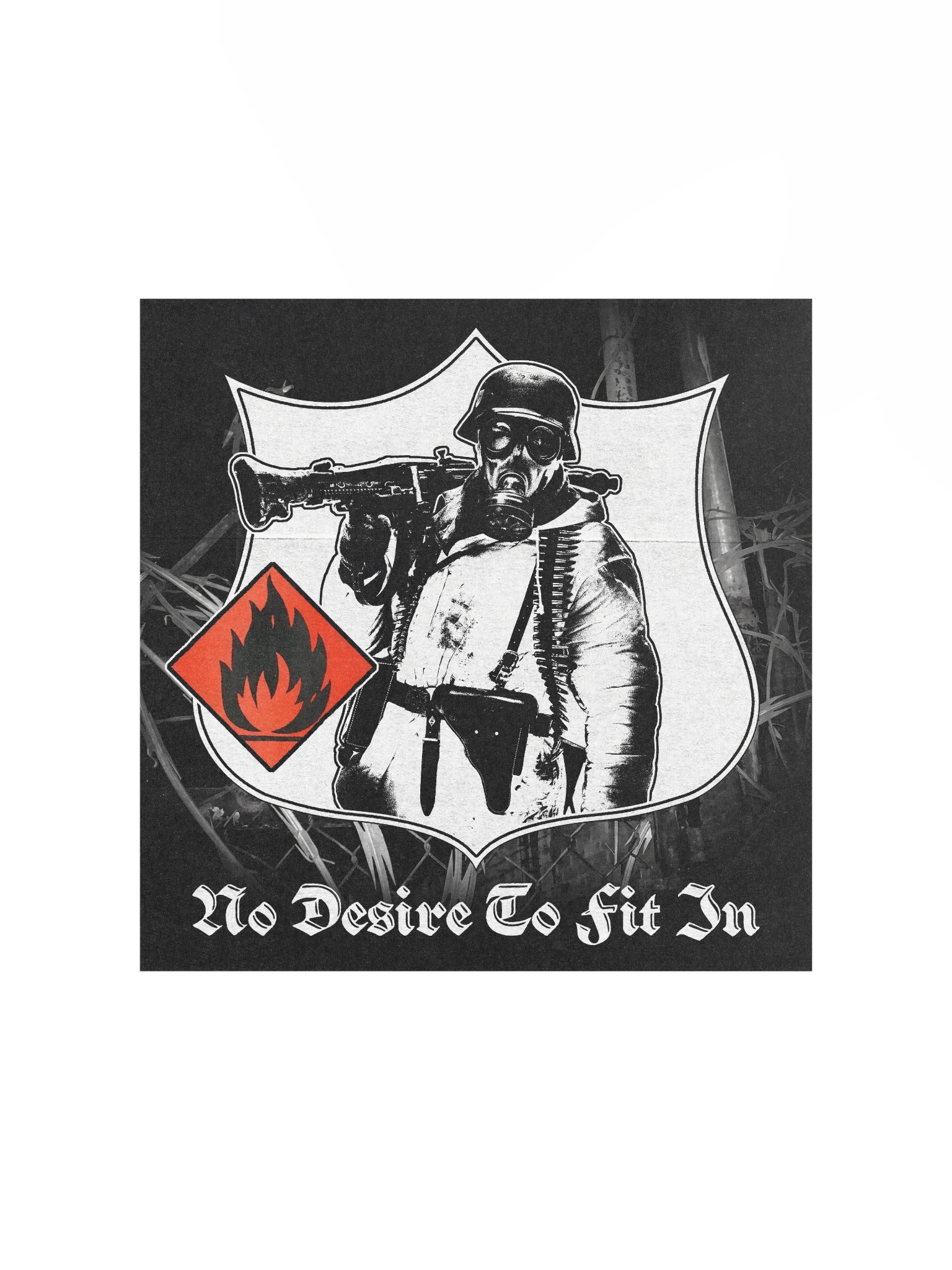 "NO DESIRE TO FIT IN" POSTER product image (1)