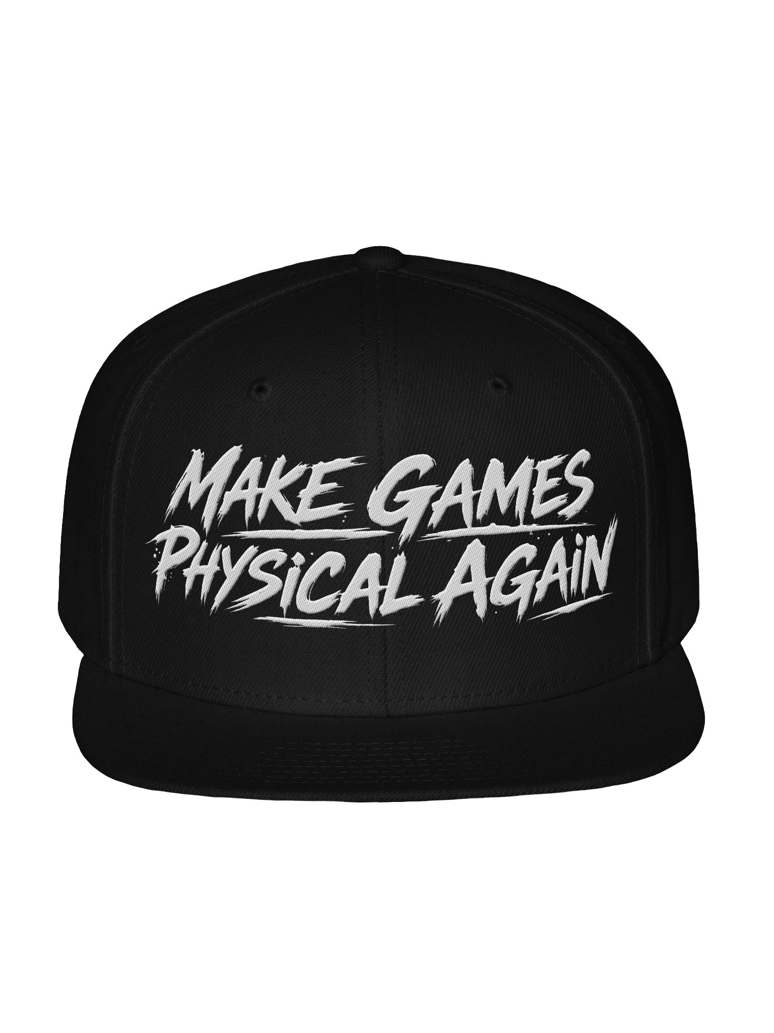 Make Games Physical Again Snapback Cap product image (5)