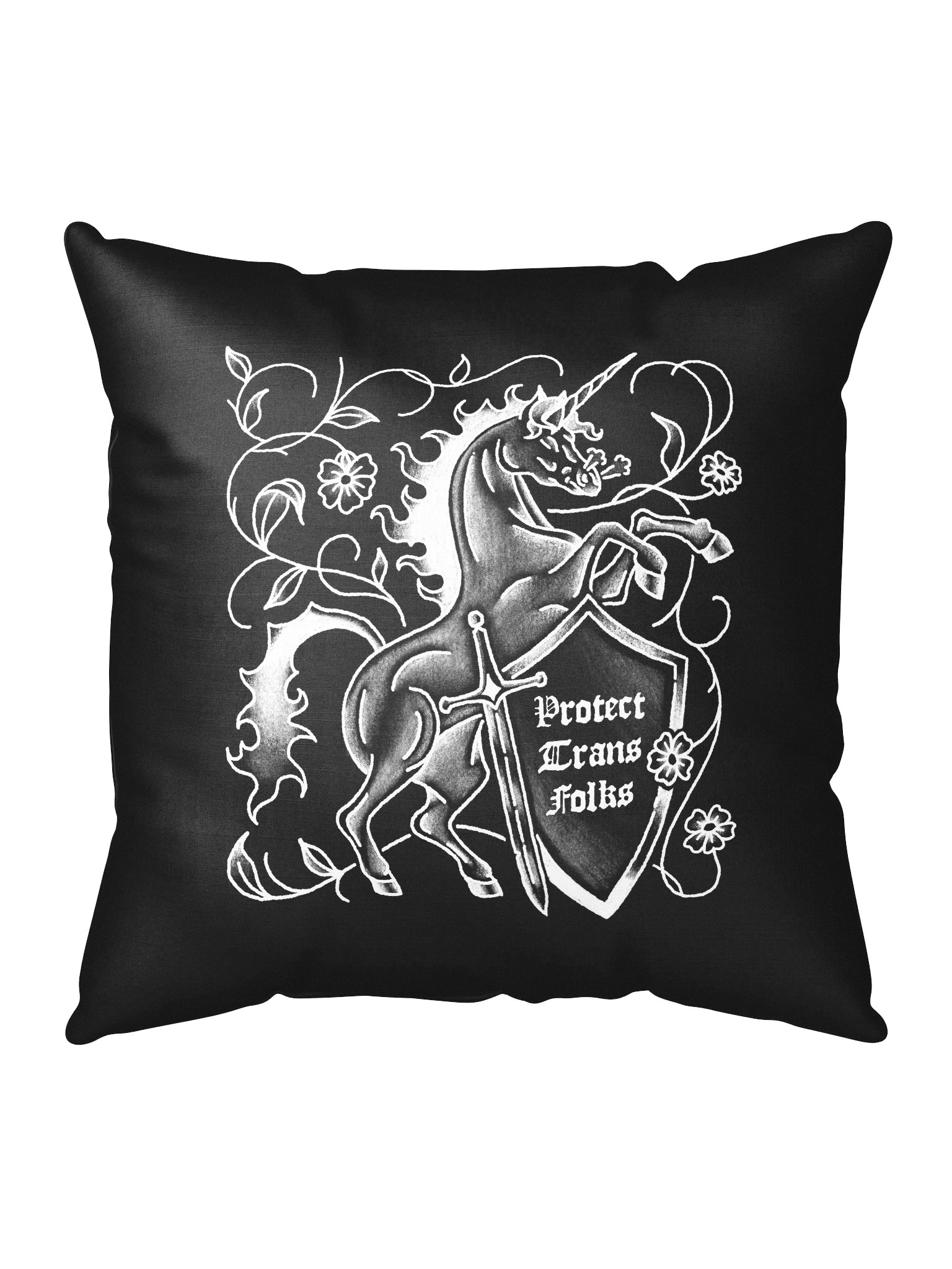 Protect Trans Folks Throw Pillow product image (5)