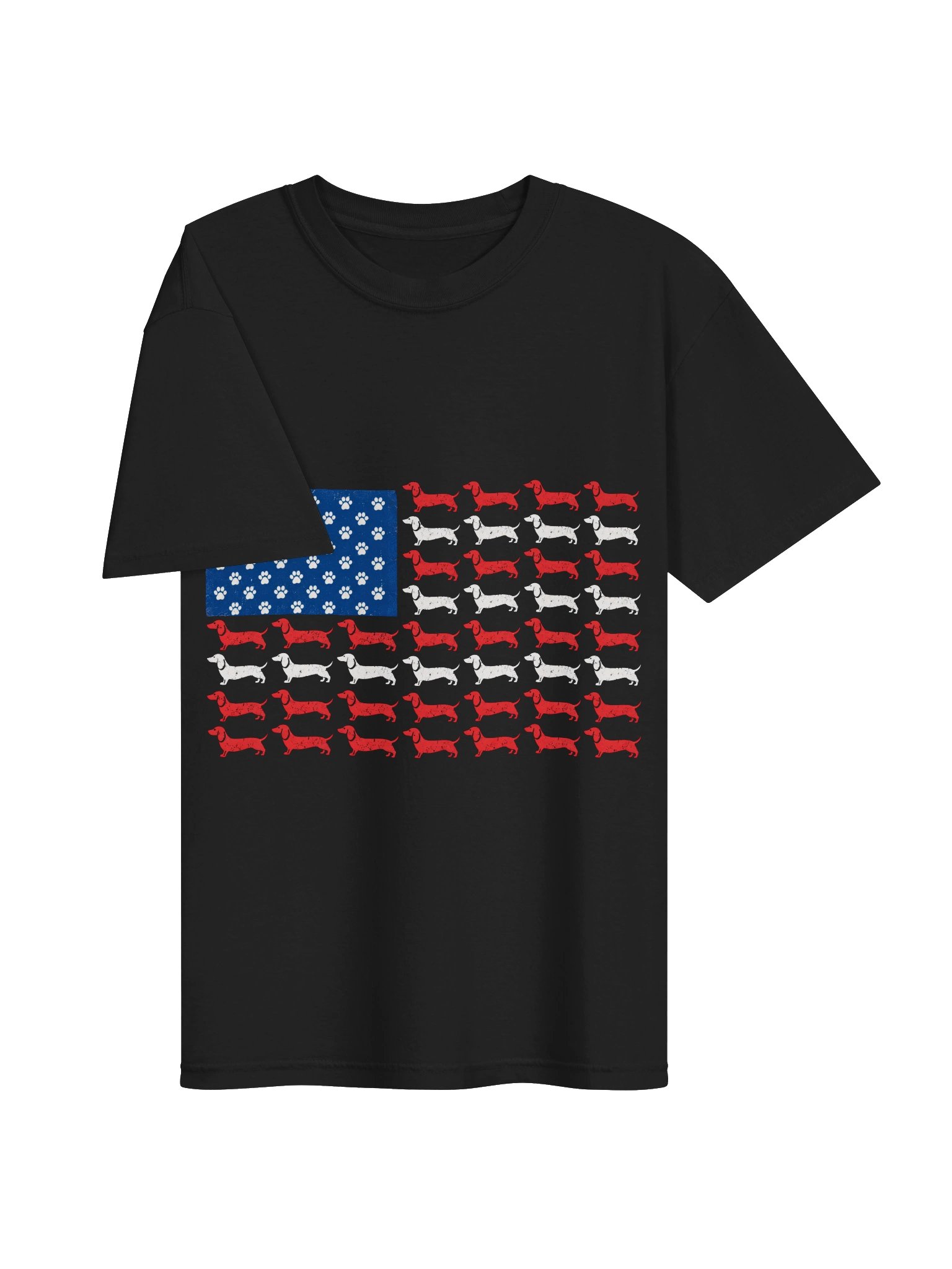 Dachshund American Flag Tee 🇺🇸 product image (3)