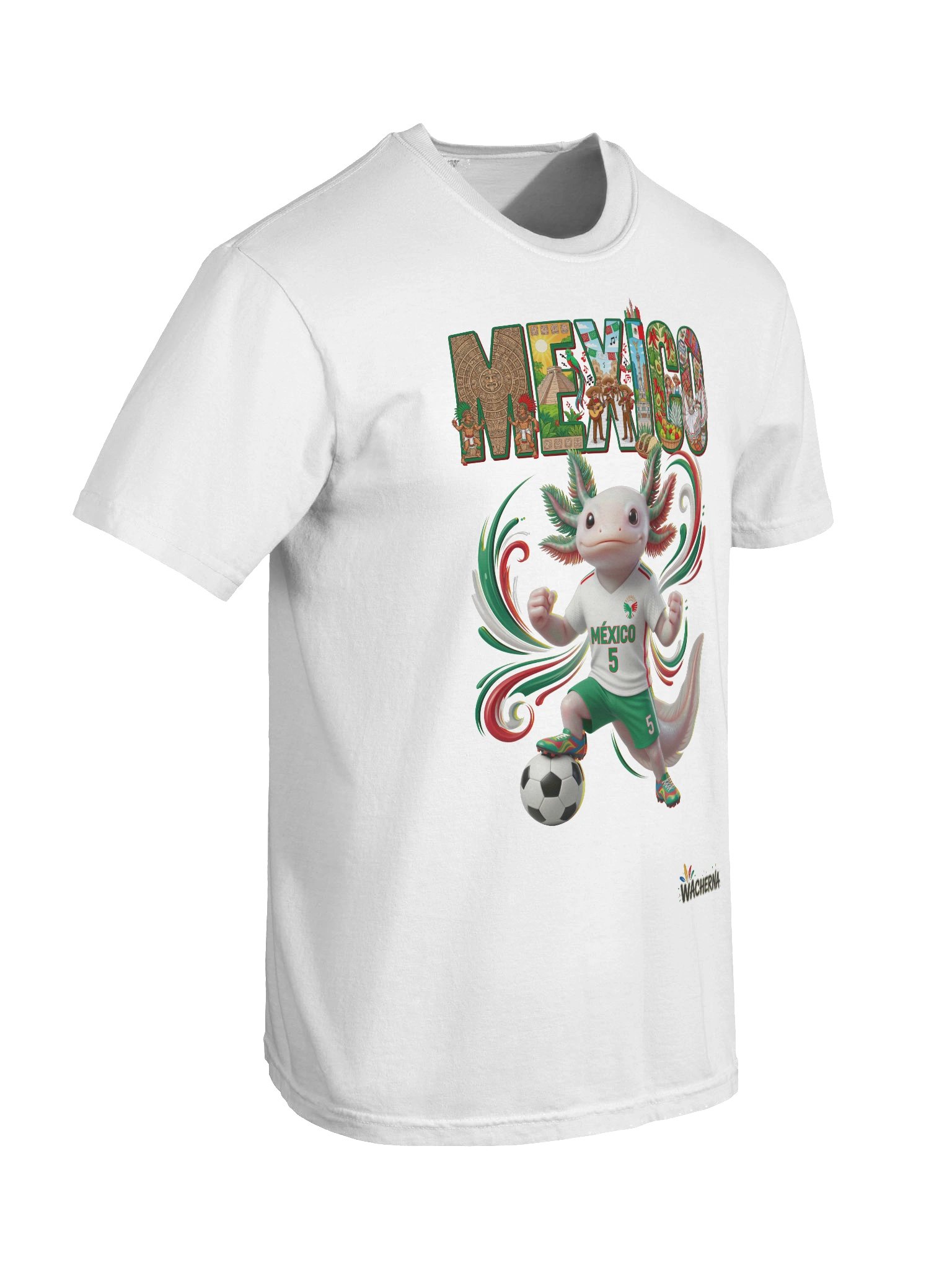 Mexico Soccer Axolotl - Mexican Pride Football Mascot product image (101)
