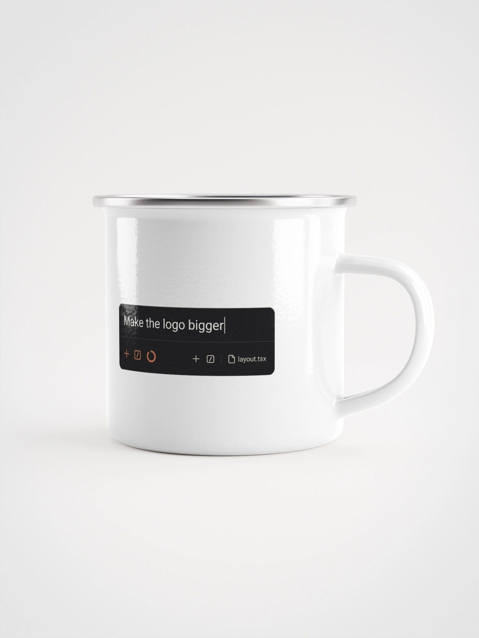 White Cup - Make the logo bigger product image (1)