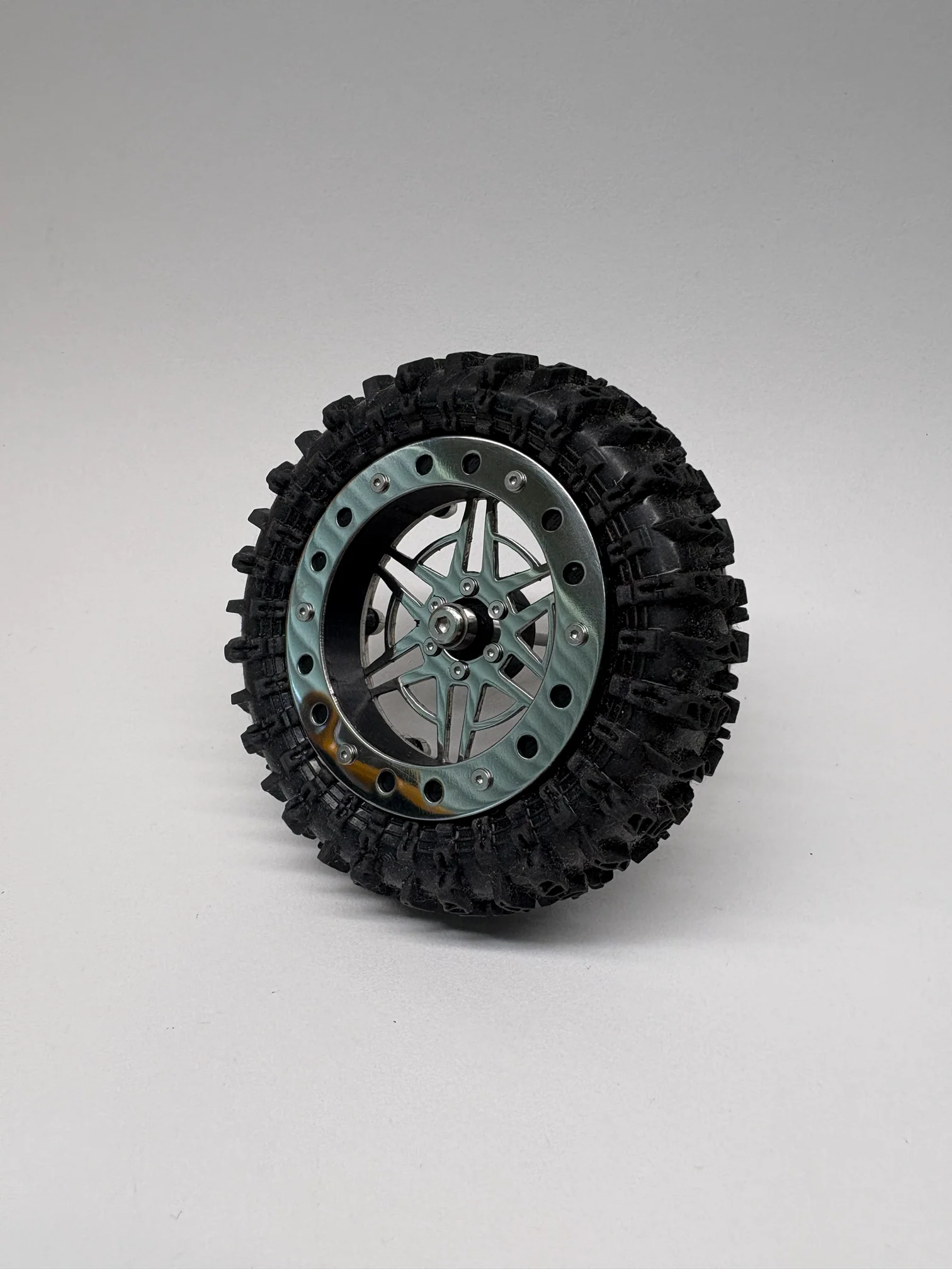 1.8" v2 Floater Wheels - "Supernova" wheel face with "Cheddar" floater product image (2)