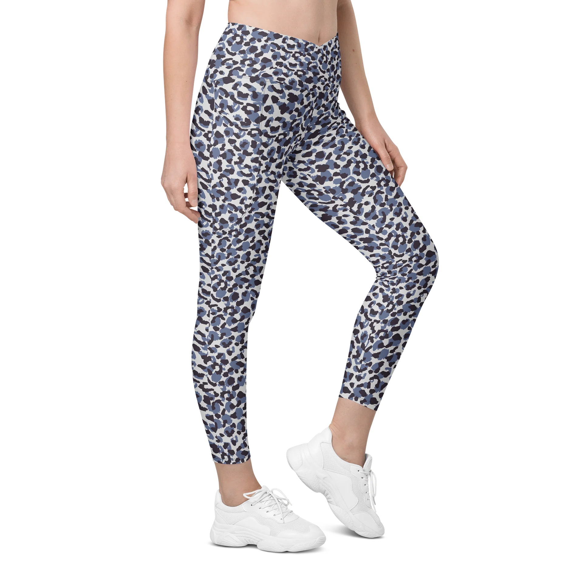 Leopard Print Leggings with Functional Pockets product image (4)