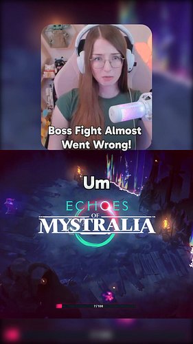 [AD] That Boss Focus Moment 🫨 

The free Echoes of Mystralia demo is available on Steam now. Give it a try and don't forget t...