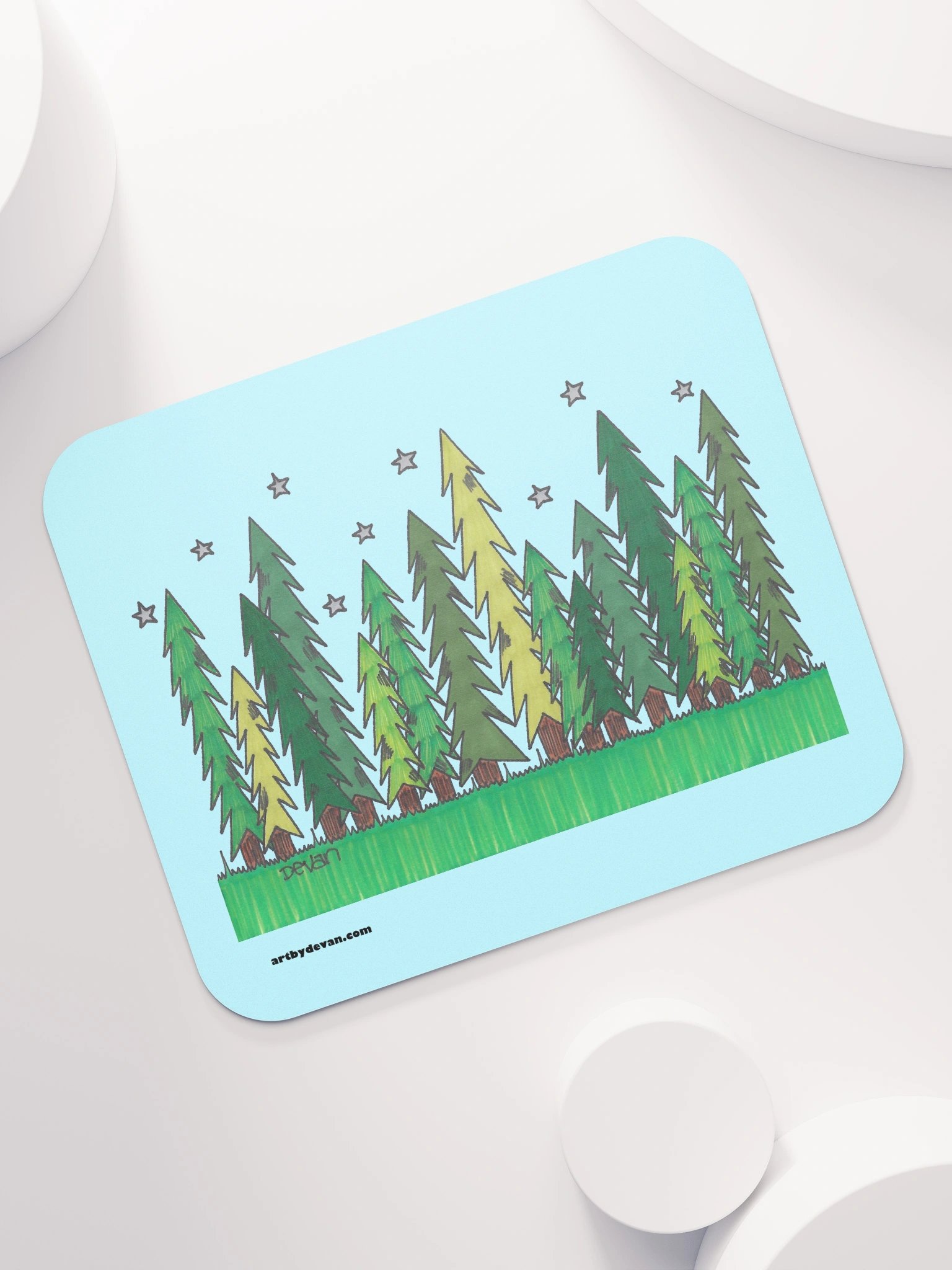 Happy Trees Mousepad product image (7)
