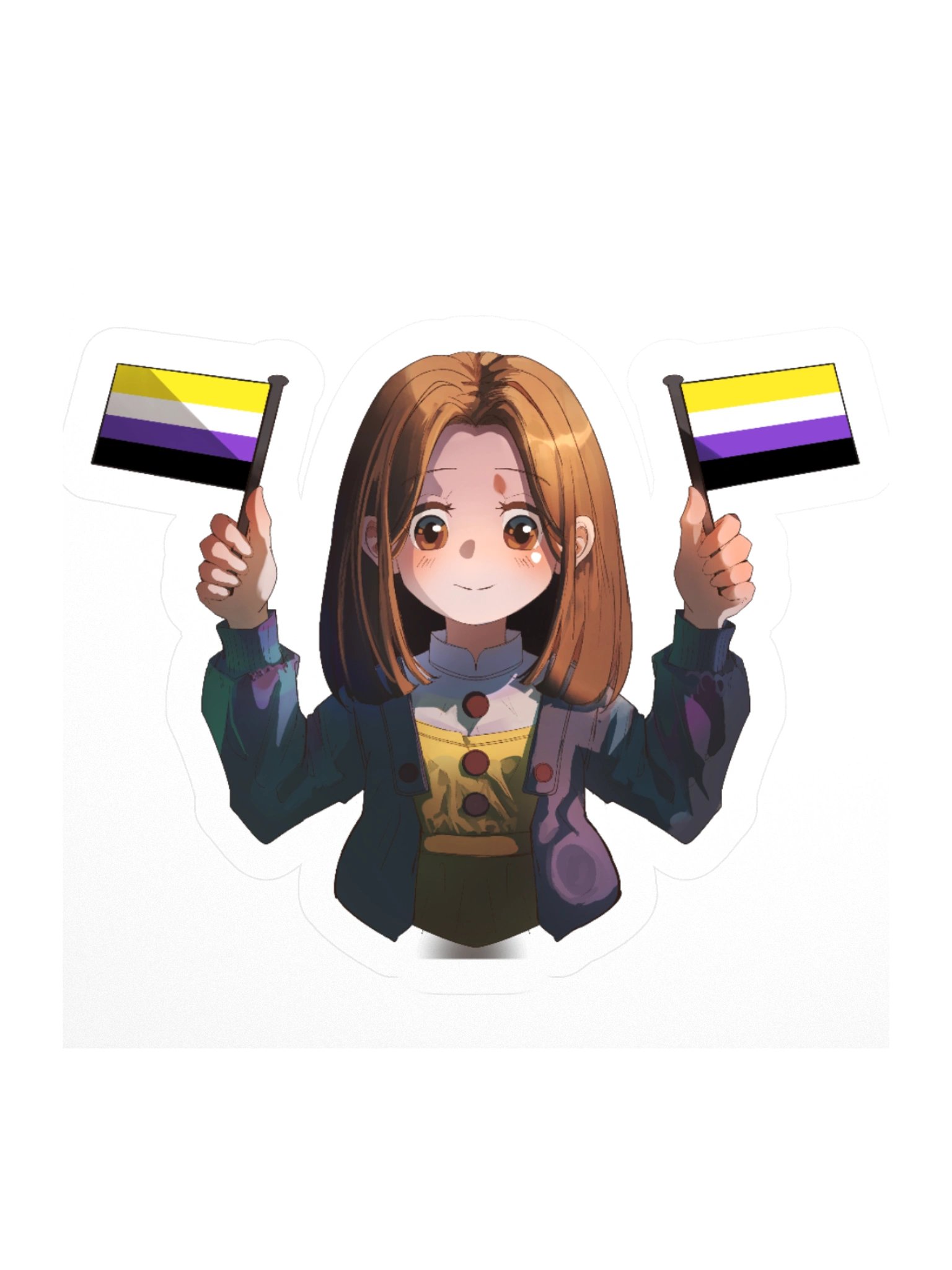 "Non-Binary Pride" Sticker product image (1)