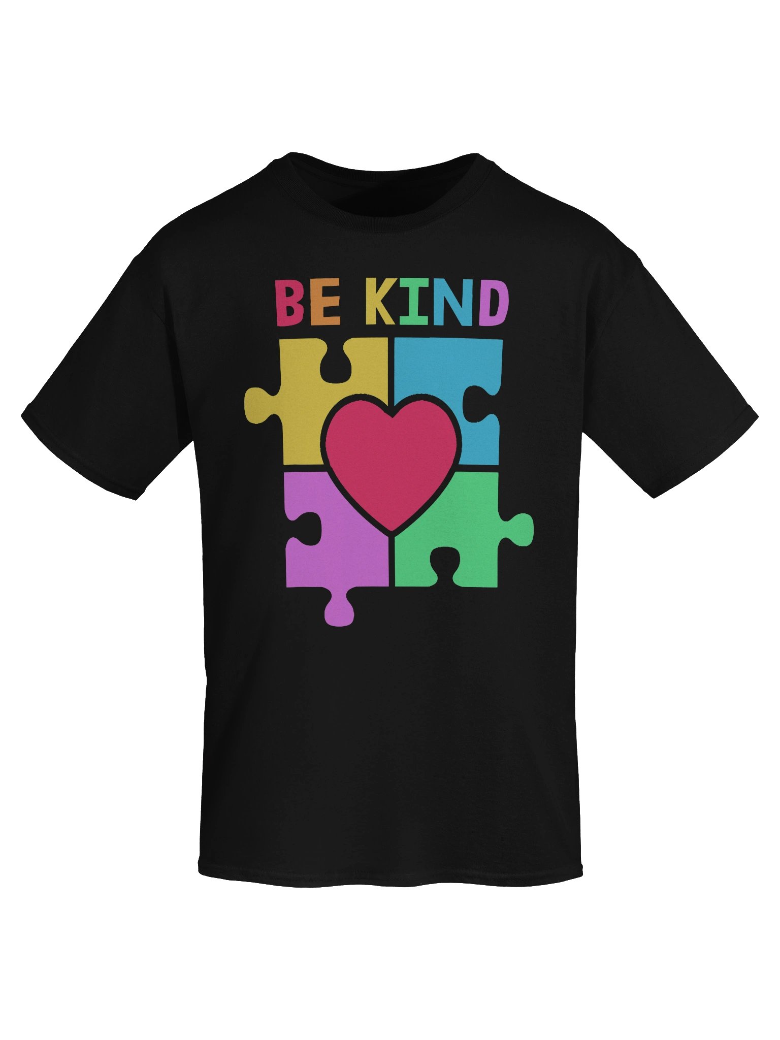 Kindness Puzzle Heart Tee product image (5)