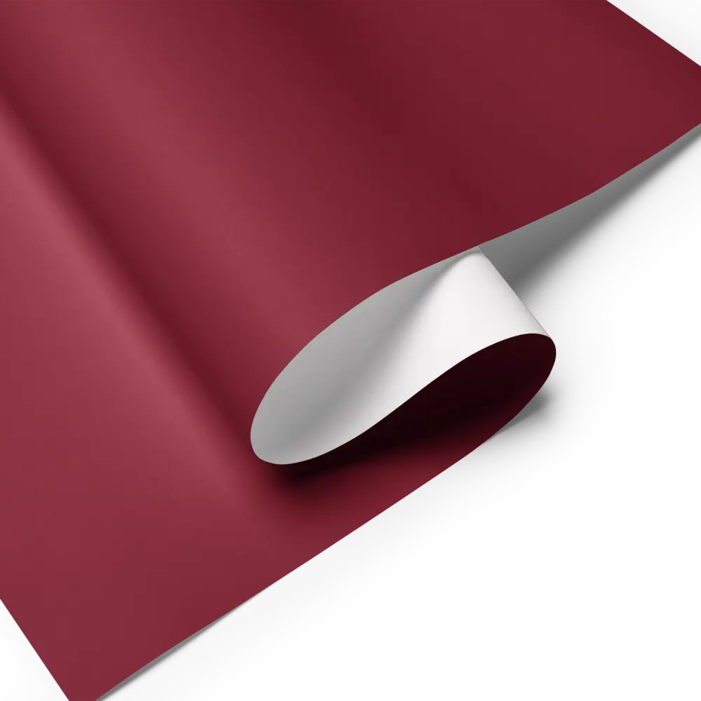 Burgundy Solid Holiday Christmas Wrapping Paper Sheets (3) product image (7)