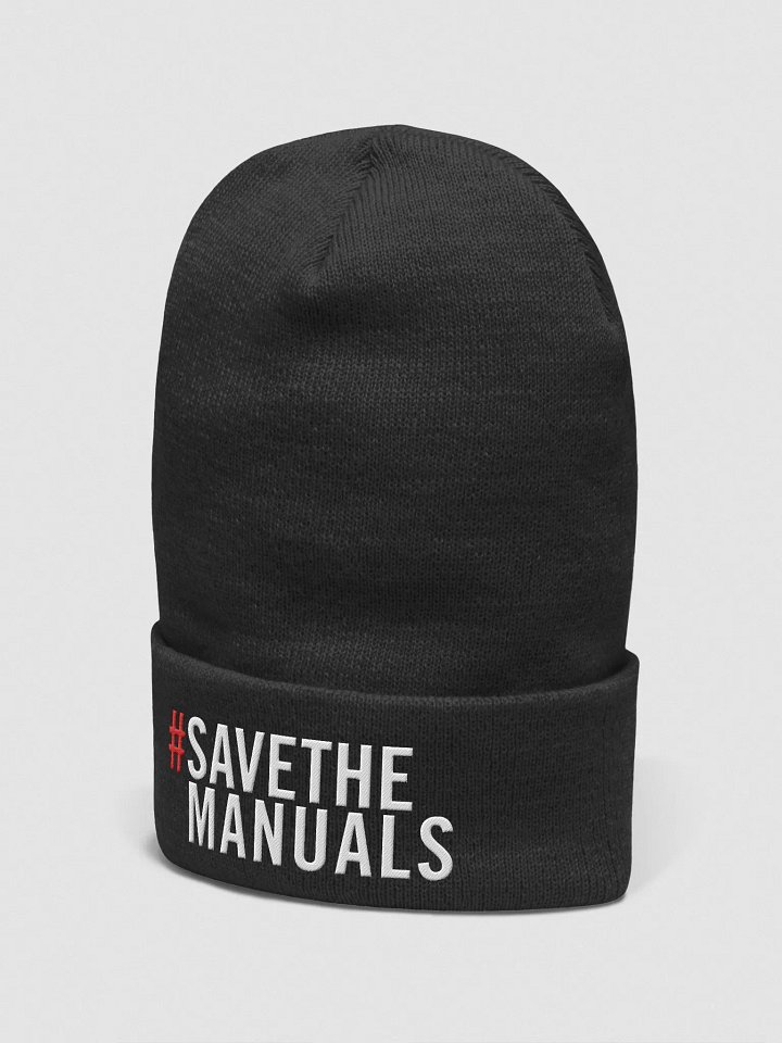 The Cold Start Beanie (#SAVETHEMANUALS) product image (2)