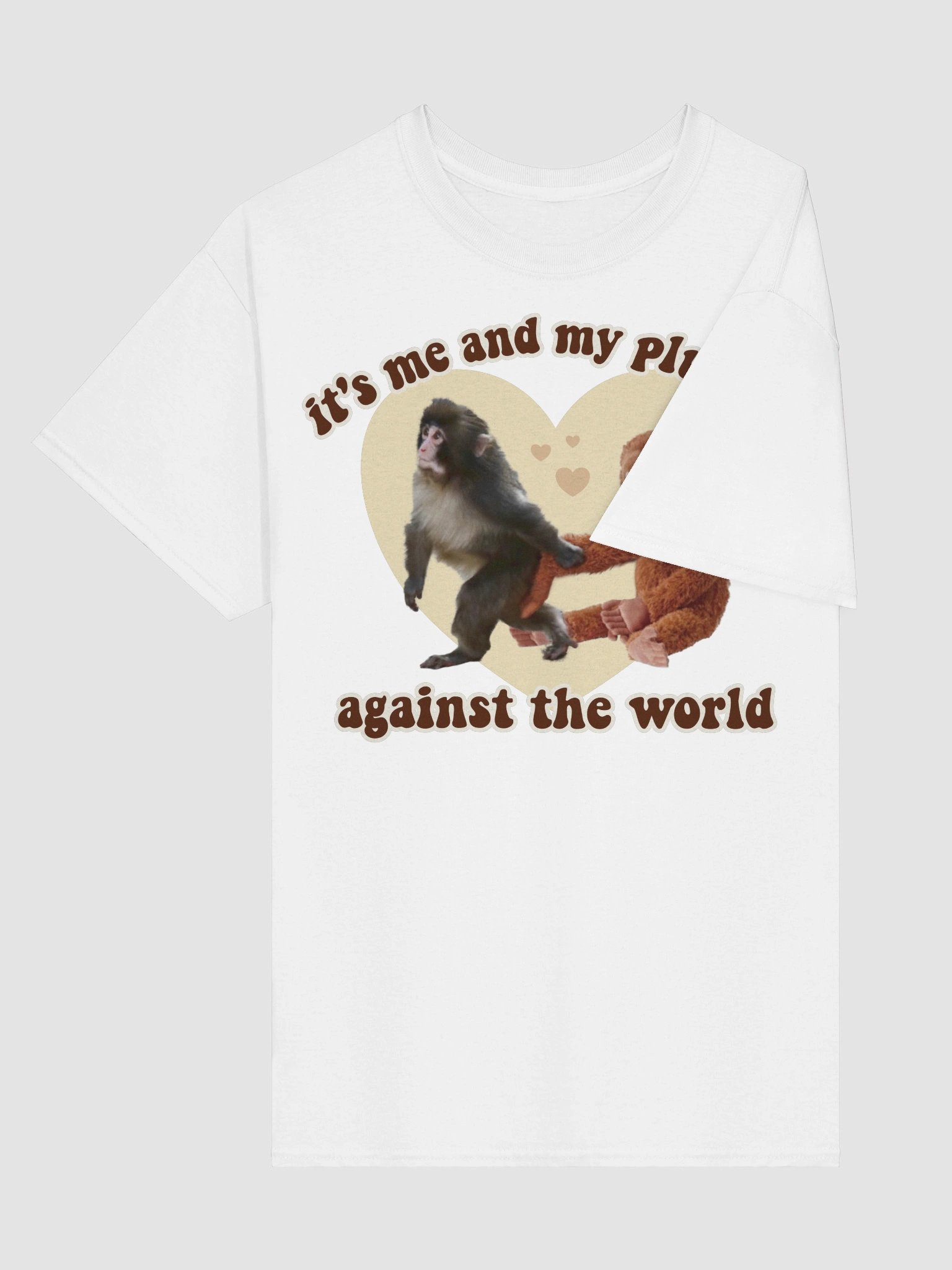 Punch The Monkey Plushie T-shirt - variant 1 product image (4)