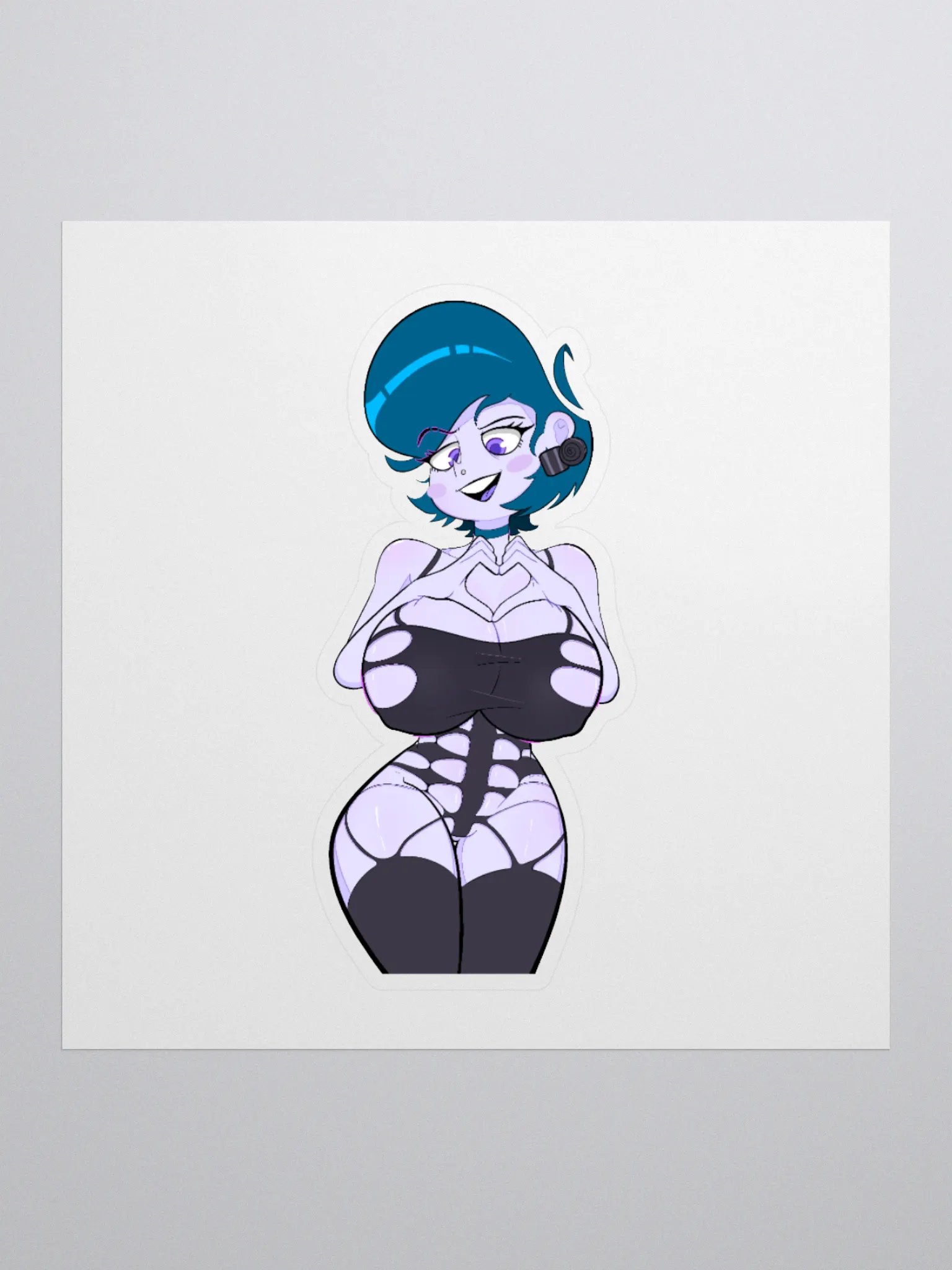 Goth C4ndy Valentine Sticker product image (3)