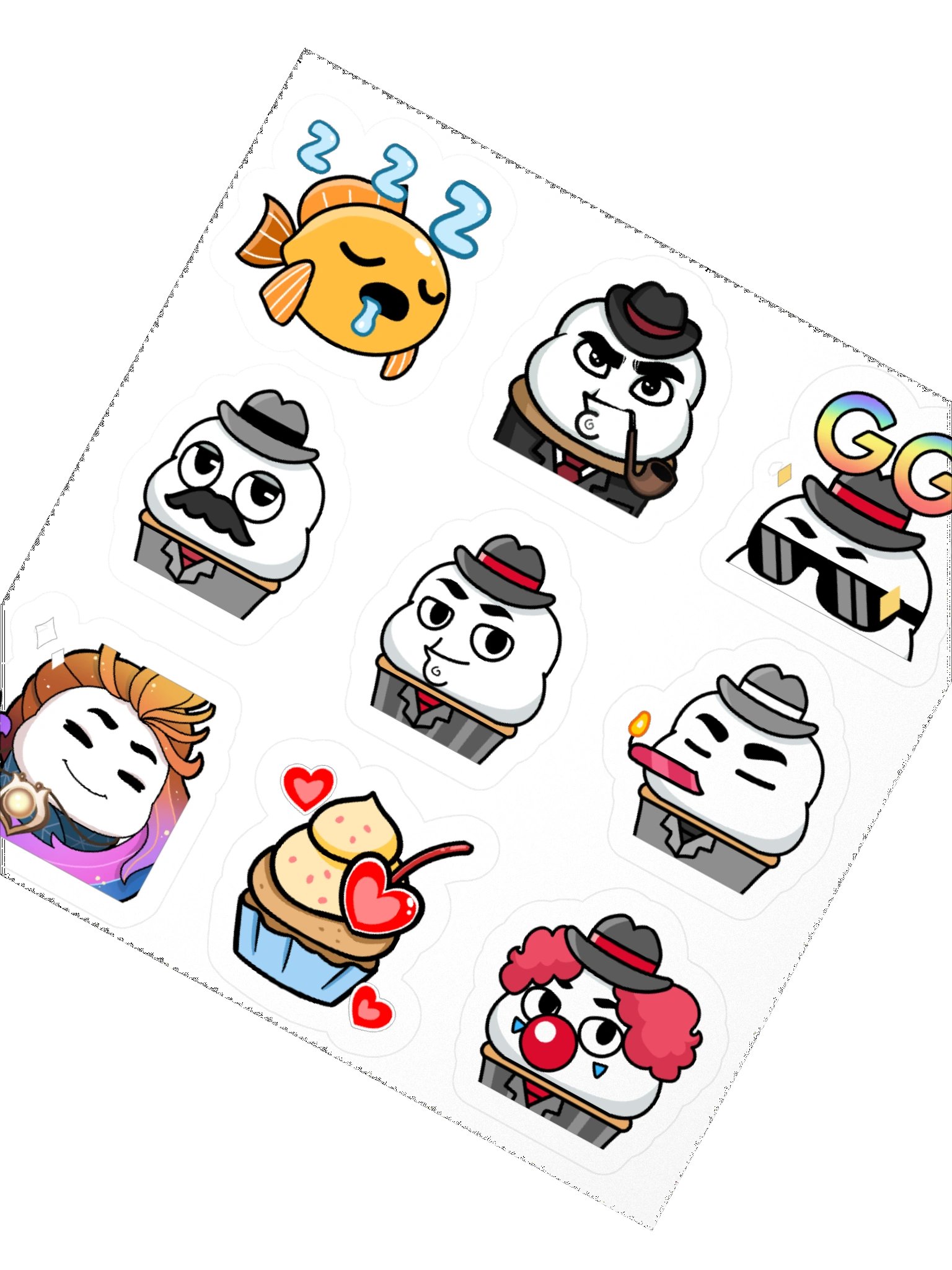 Cupcake Sticker Set product image (2)