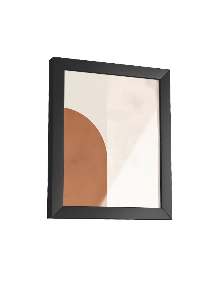 Modern abstract wall art Japandi style, warm beige and cream palette, minimalist geometric composition, sophisticated aesthetic, calming luxury design #3 product image (2)