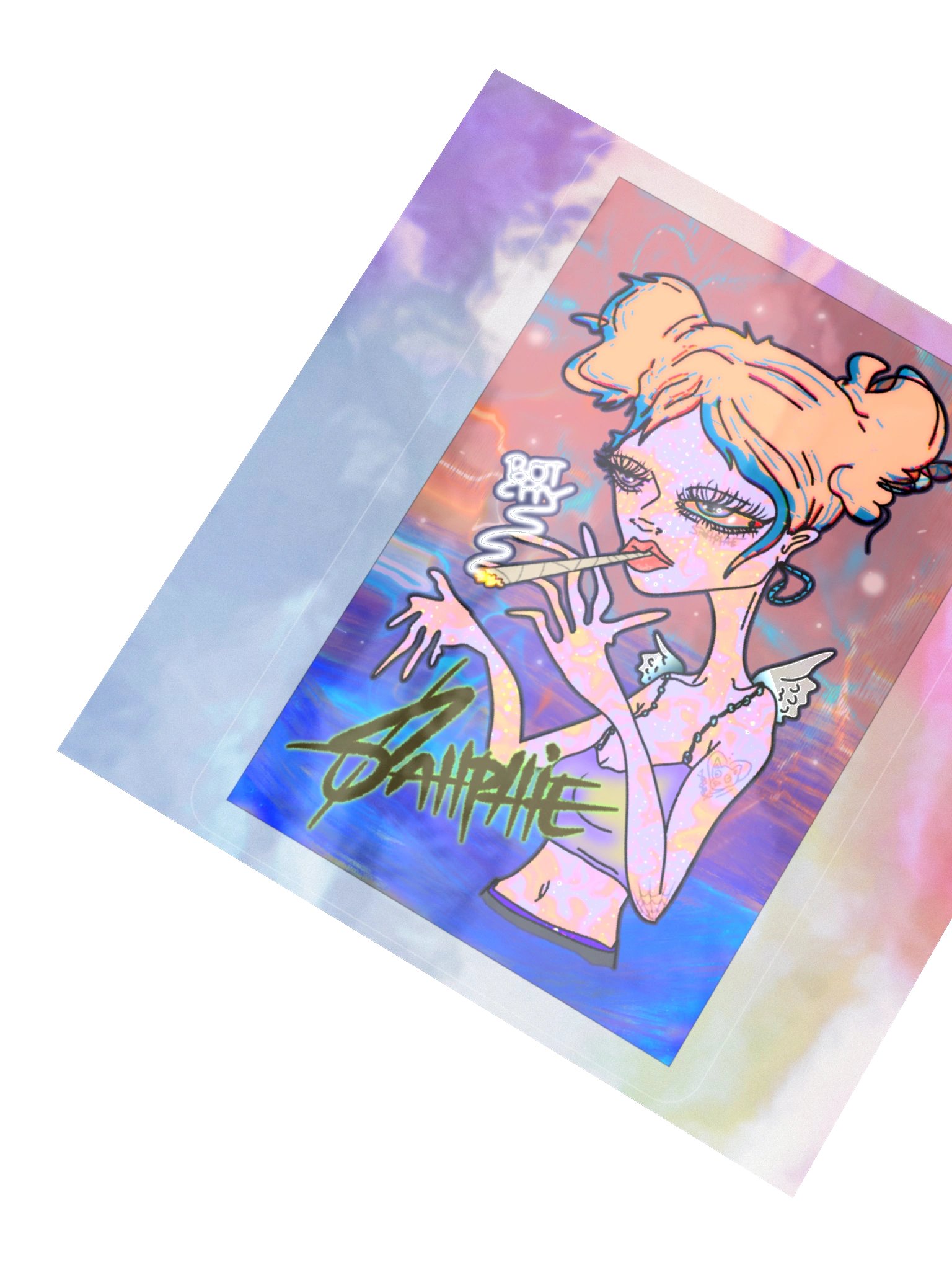 5 MORE MINS Holo Sticker product image (5)